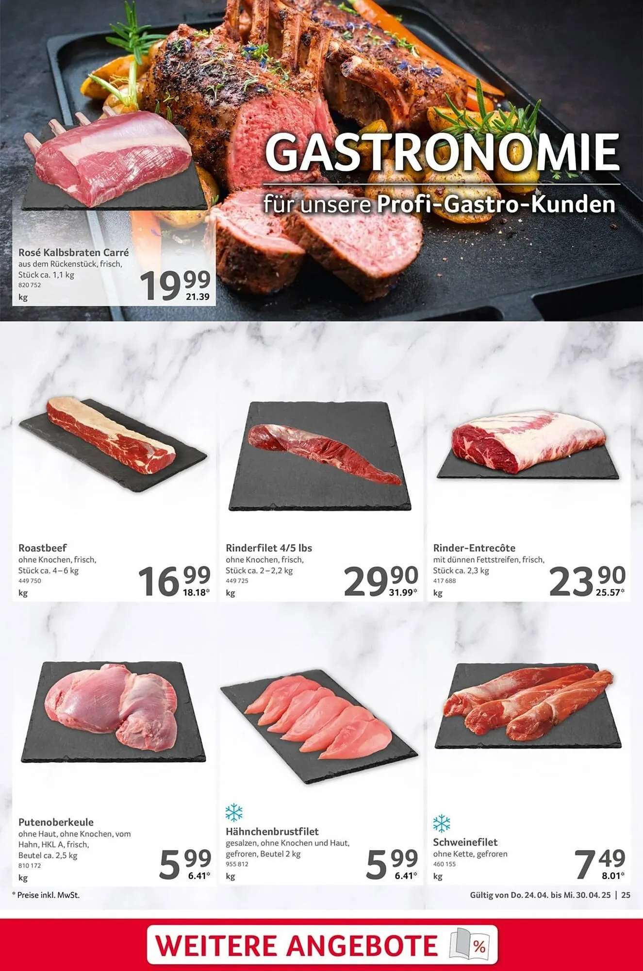 Selgros Prospekt von 24. April bis 30. April 2025 - Prospekt seite 25