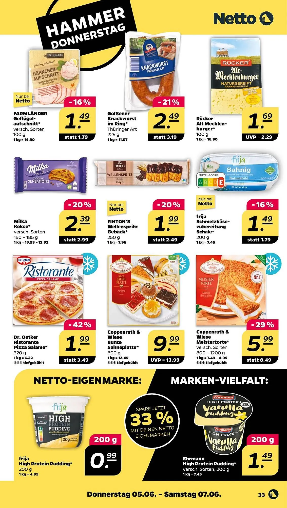 NETTO Prospekt von 2. Juni bis 7. Juni 2025 - Prospekt seite 33