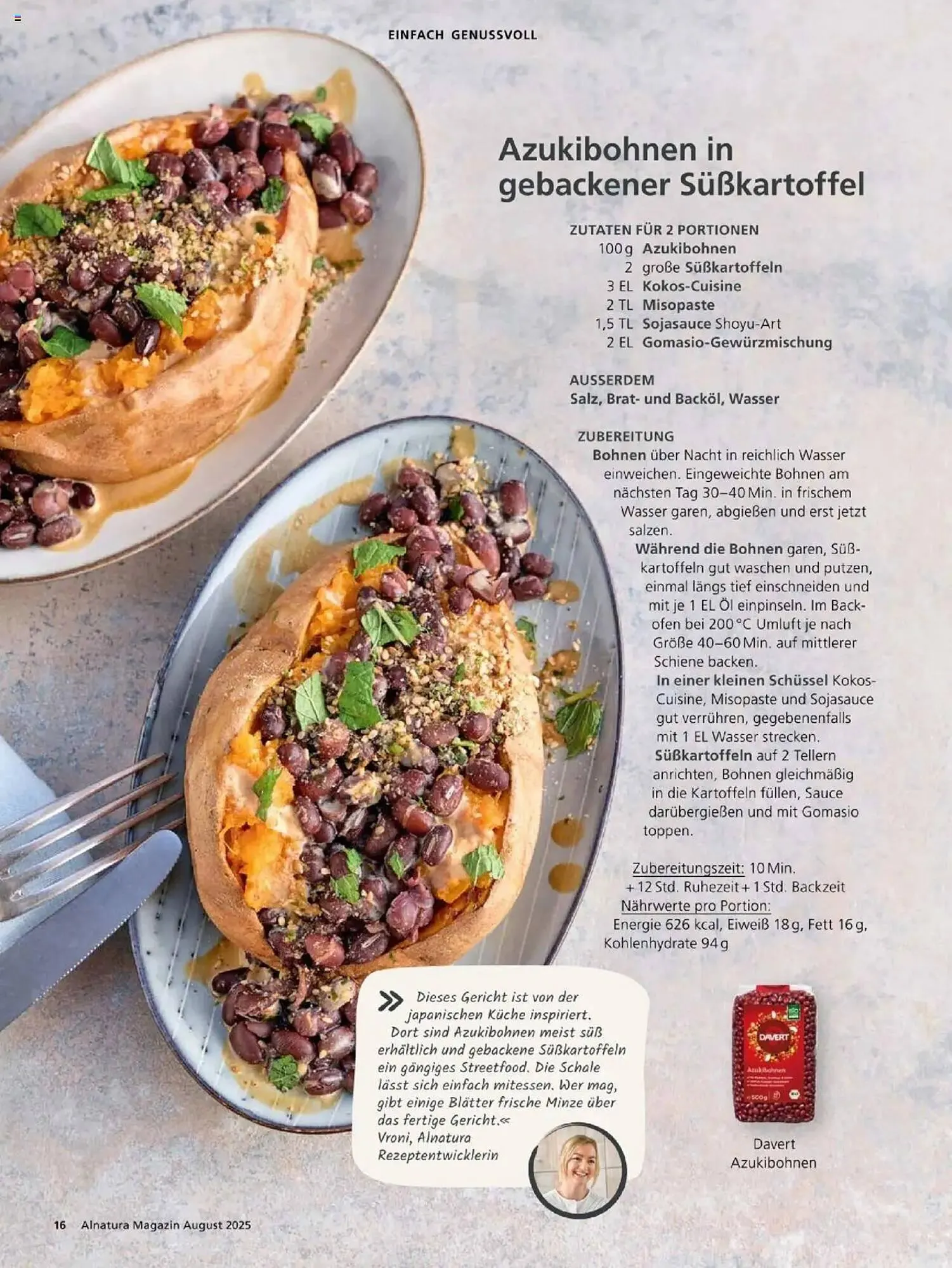 Alnatura Prospekt von 1. August bis 31. August 2025 - Prospekt seite 16