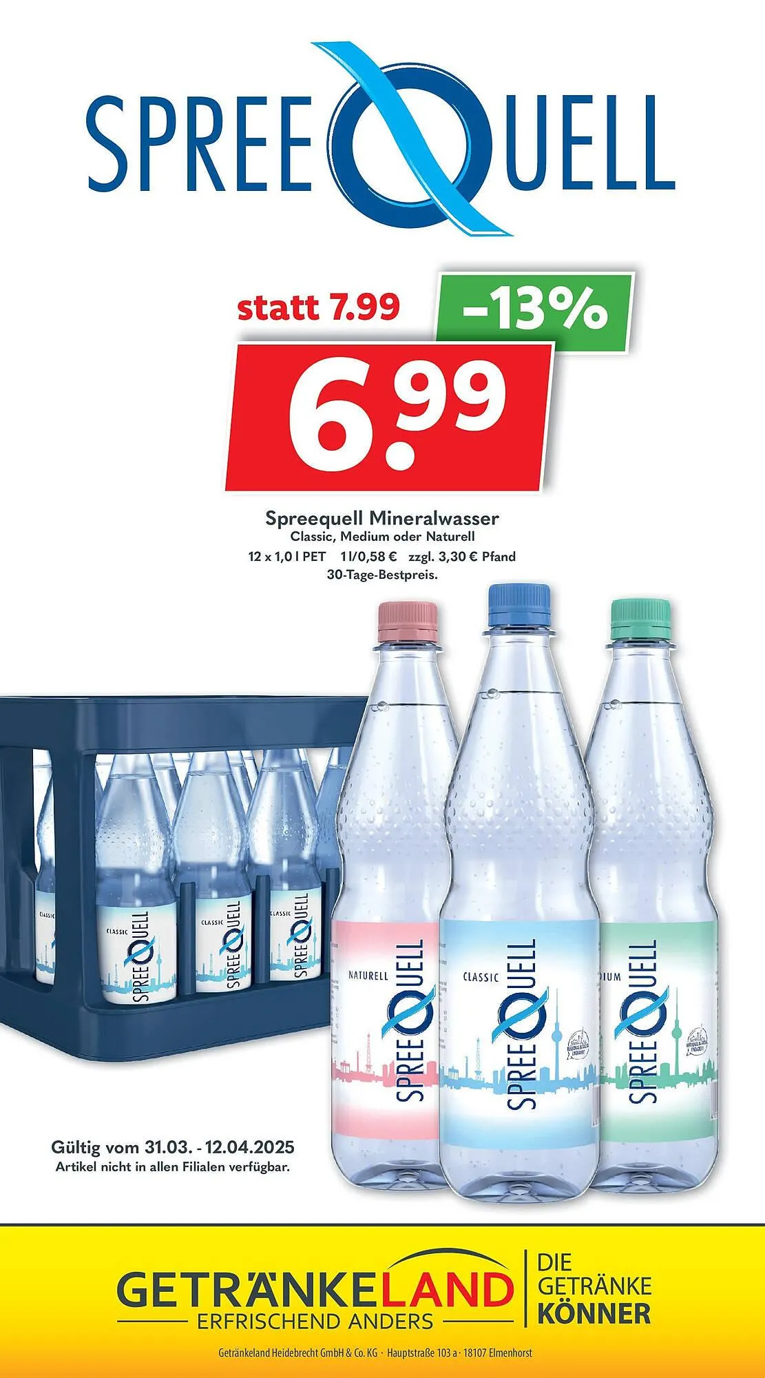 Getränkeland Prospekt von 30. März bis 12. April 2025 - Prospekt seite 12