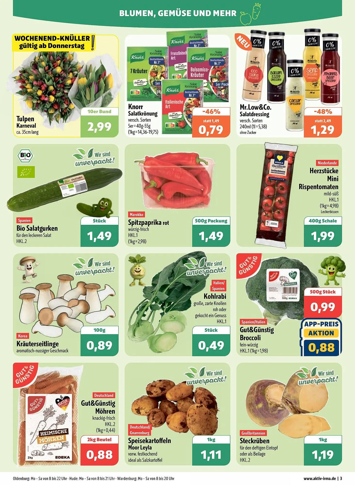 Aktiv Irma Prospekt von 19. Januar bis 24. Januar 2026 - Prospekt seite 3