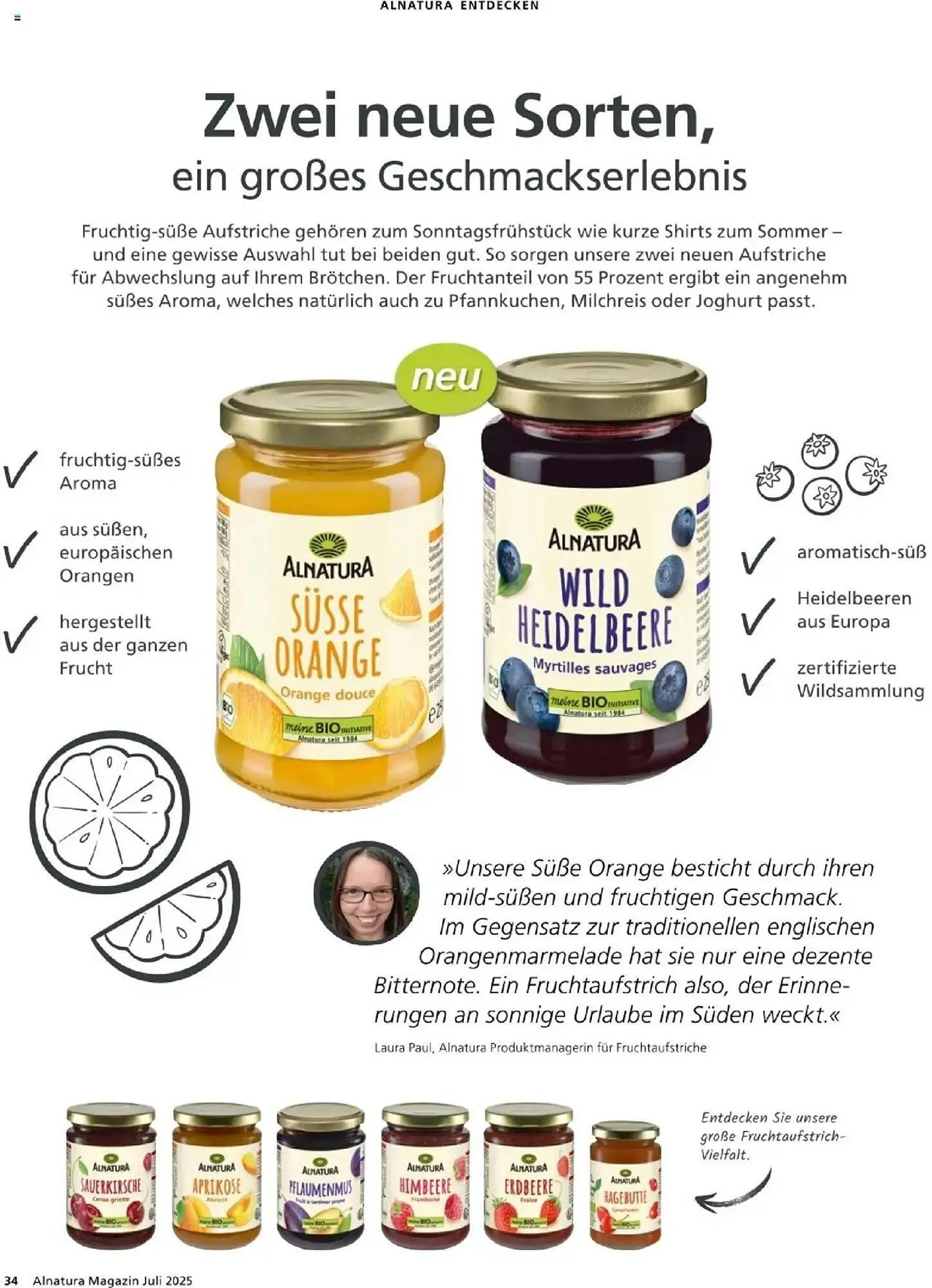 Alnatura Prospekt von 1. Juli bis 31. Juli 2025 - Prospekt seite 34