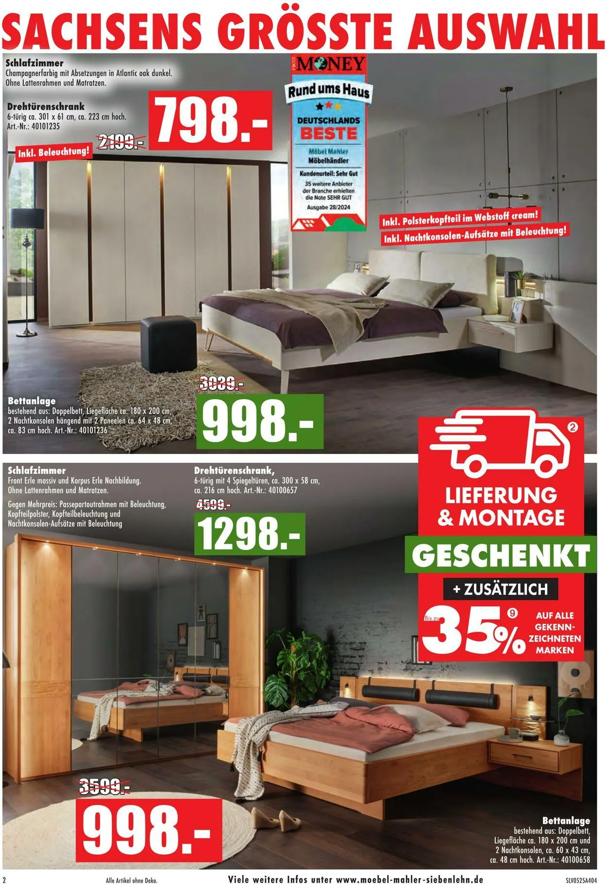 Möbel Mahler Aktueller Prospekt von 19. Mai bis 2. Juni 2025 - Prospekt seite 2