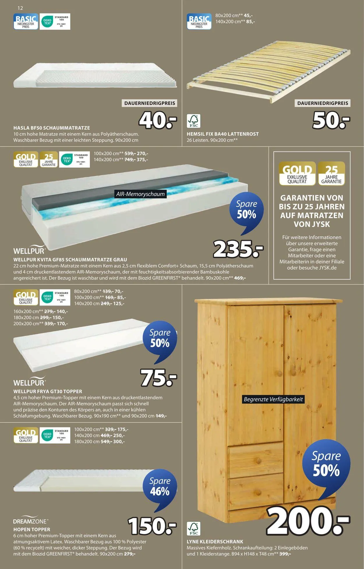 JYSK von 5. Mai bis 19. Mai 2025 - Prospekt seite 13