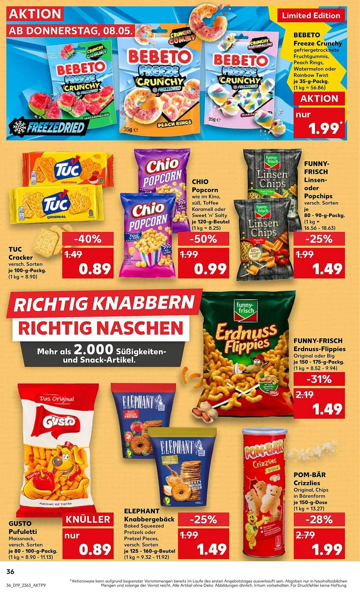 Kaufland Prospekt von 8. Mai bis 14. Mai 2025 - Prospekt seite 36