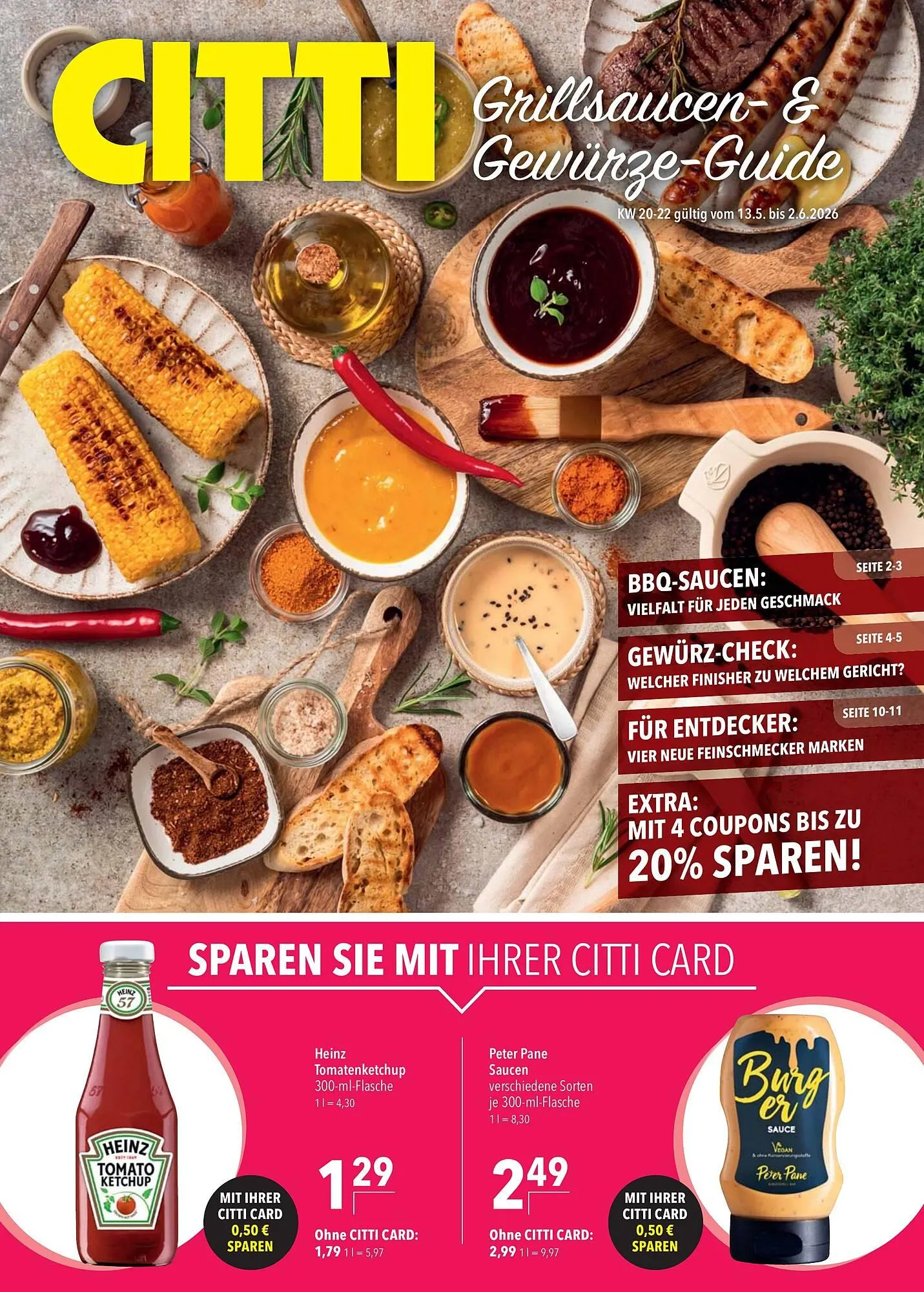 CITTI Markt Prospekt von 13. Mai bis 2. Juni 2026 - Prospekt seite 1