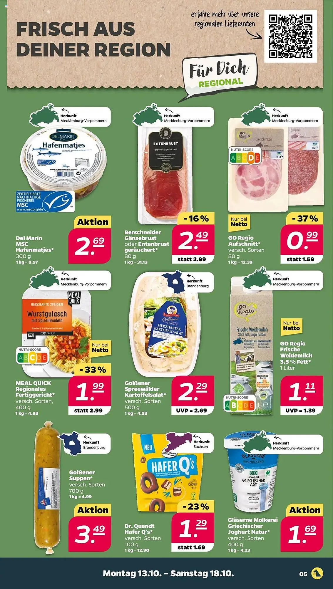 NETTO Prospekt von 13. Oktober bis 18. Oktober 2025 - Prospekt seite 5