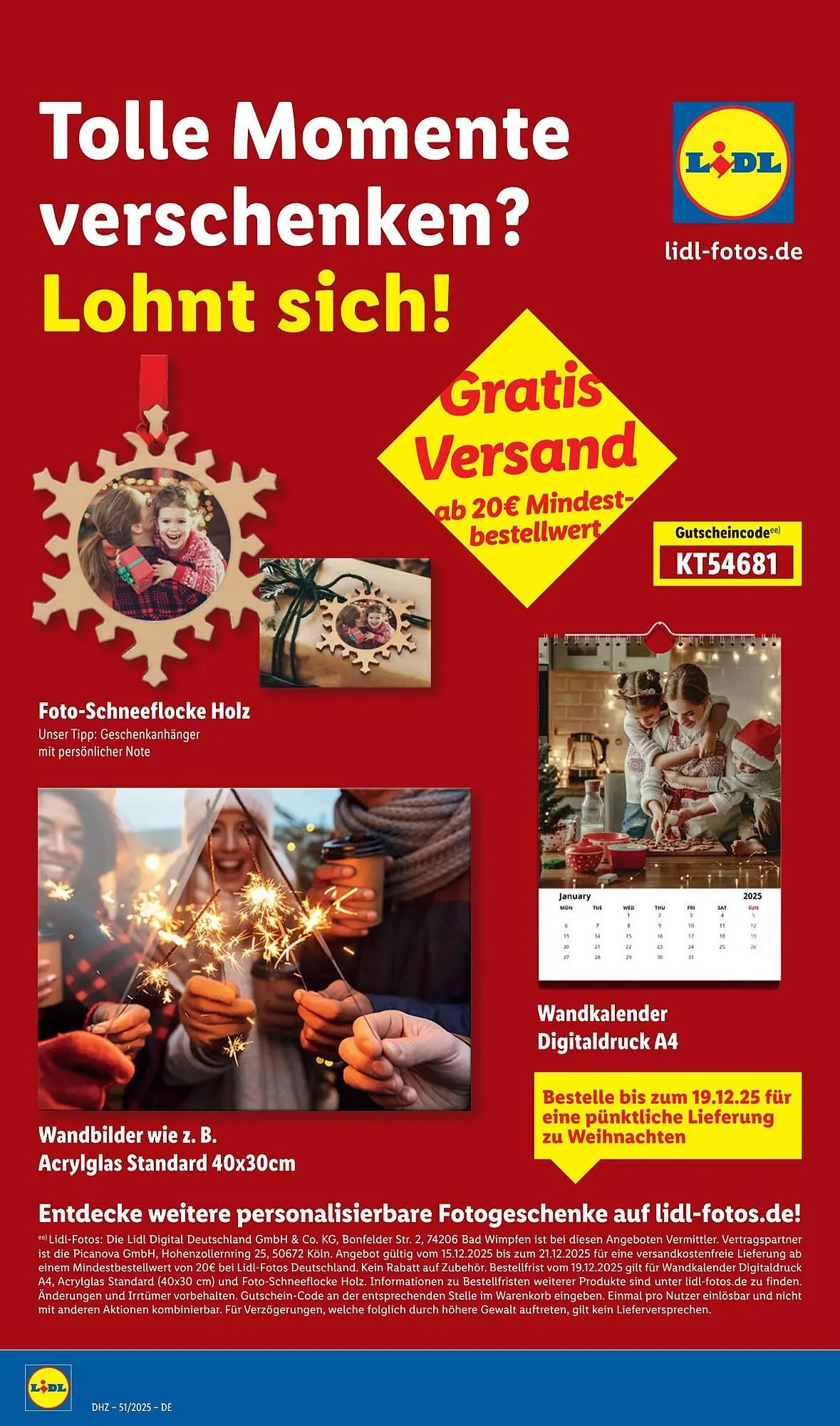 Lidl Prospekt von 15. Dezember bis 21. Dezember 2025 - Prospekt seite 70
