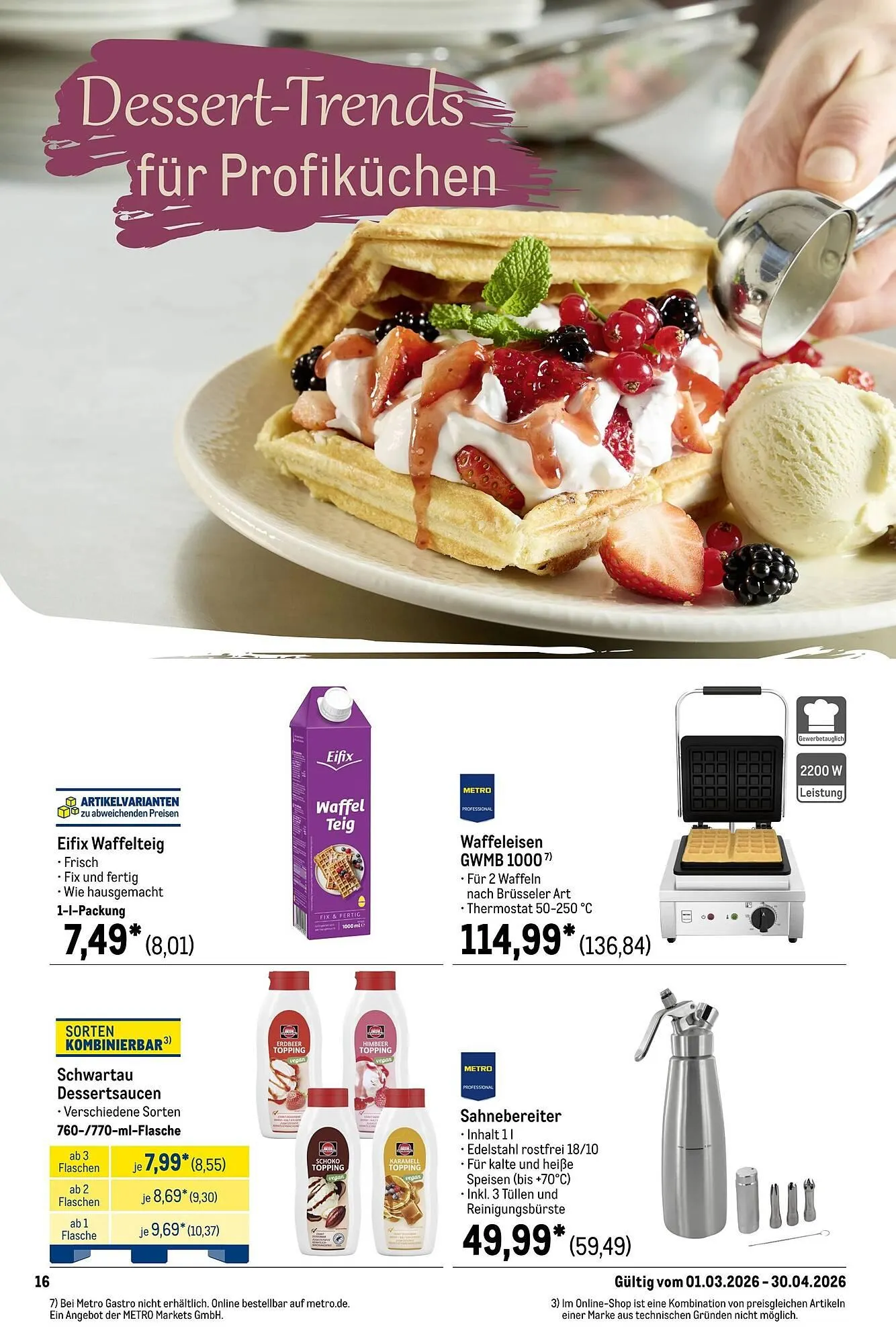 METRO Prospekt von 1. März bis 1. Mai 2026 - Prospekt seite 16