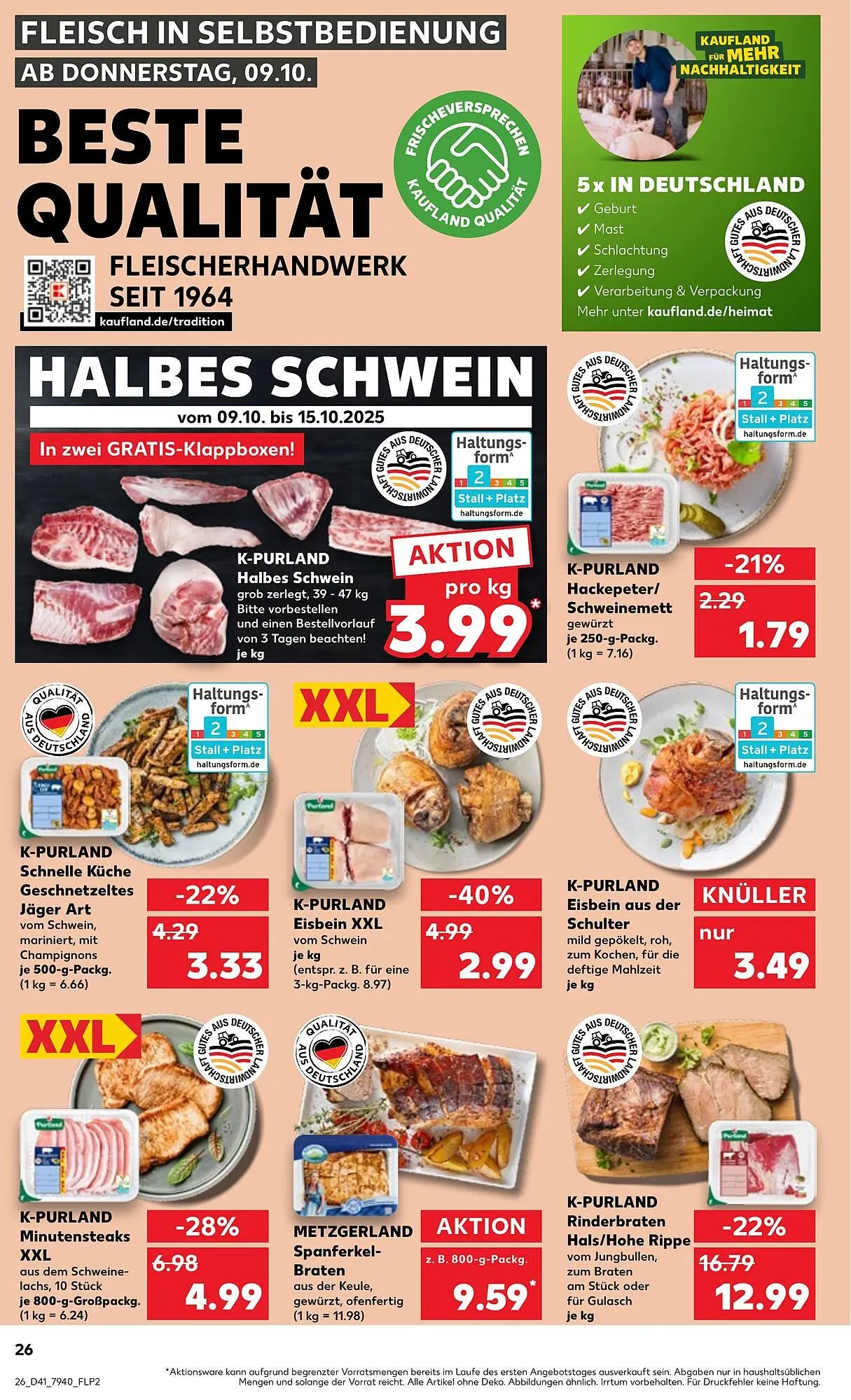 Kaufland Prospekt von 9. Oktober bis 15. Oktober 2025 - Prospekt seite 26