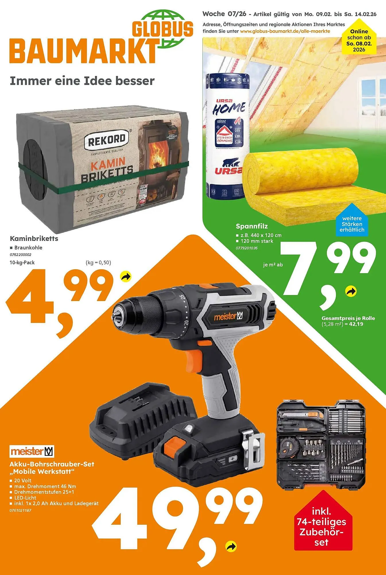 Globus Baumarkt Prospekt - 1