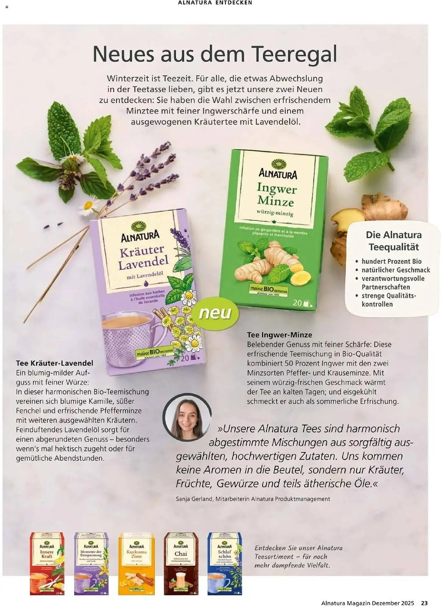 Alnatura Prospekt von 1. Dezember bis 31. Dezember 2025 - Prospekt seite 23