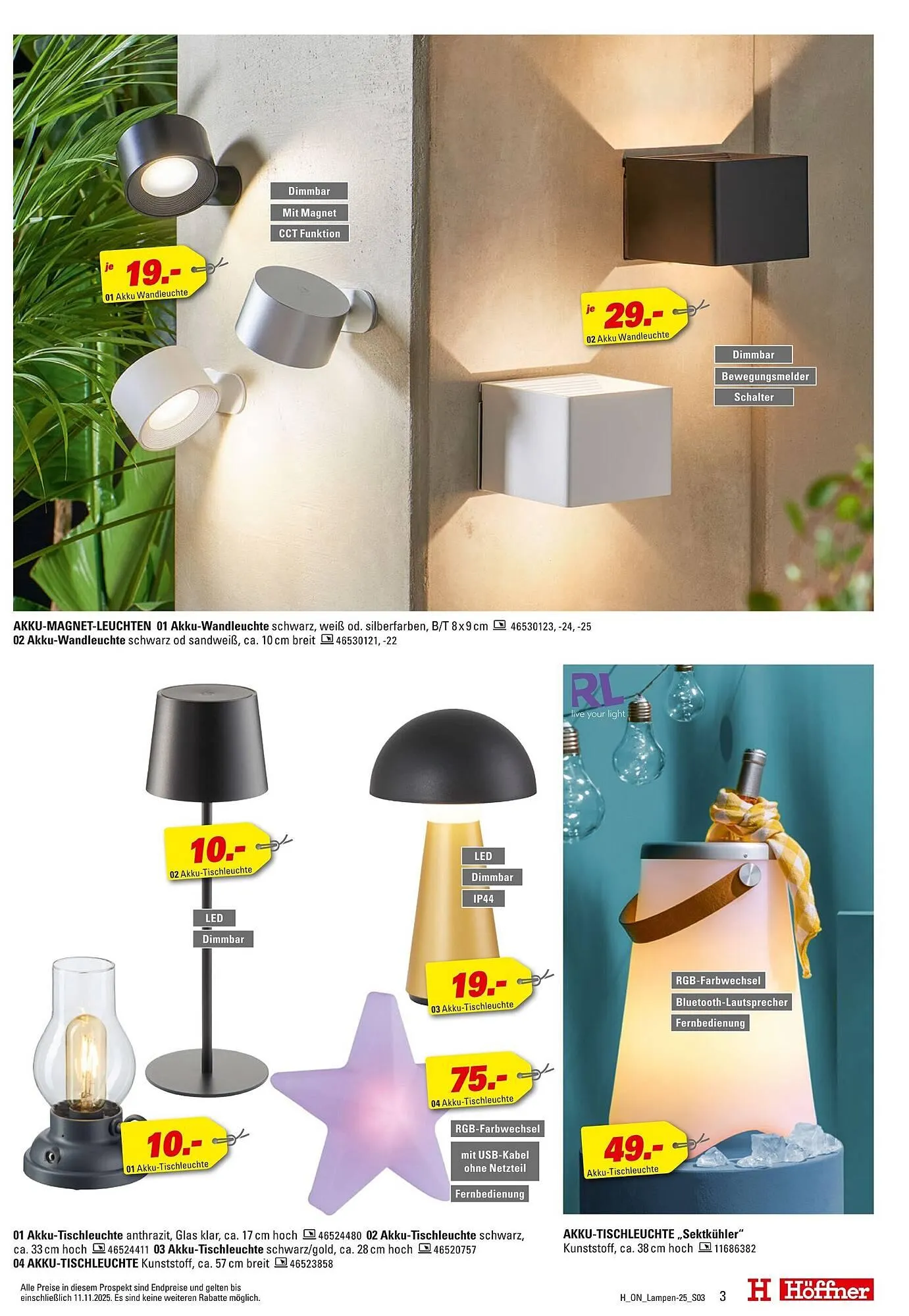Höffner Prospekt von 29. Oktober bis 11. November 2025 - Prospekt seite 3