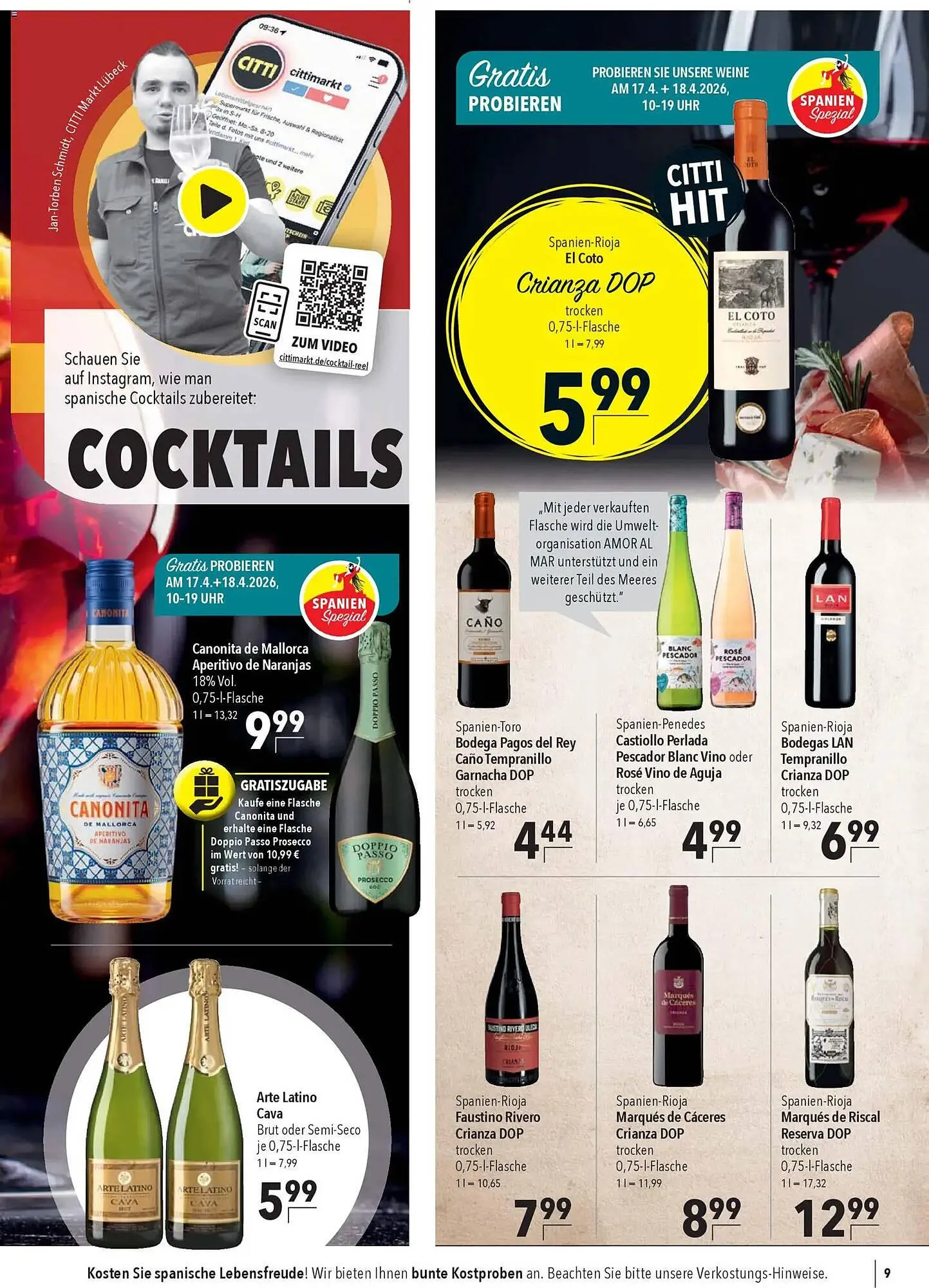 CITTI Markt Prospekt von 15. April bis 21. April 2026 - Prospekt seite 9