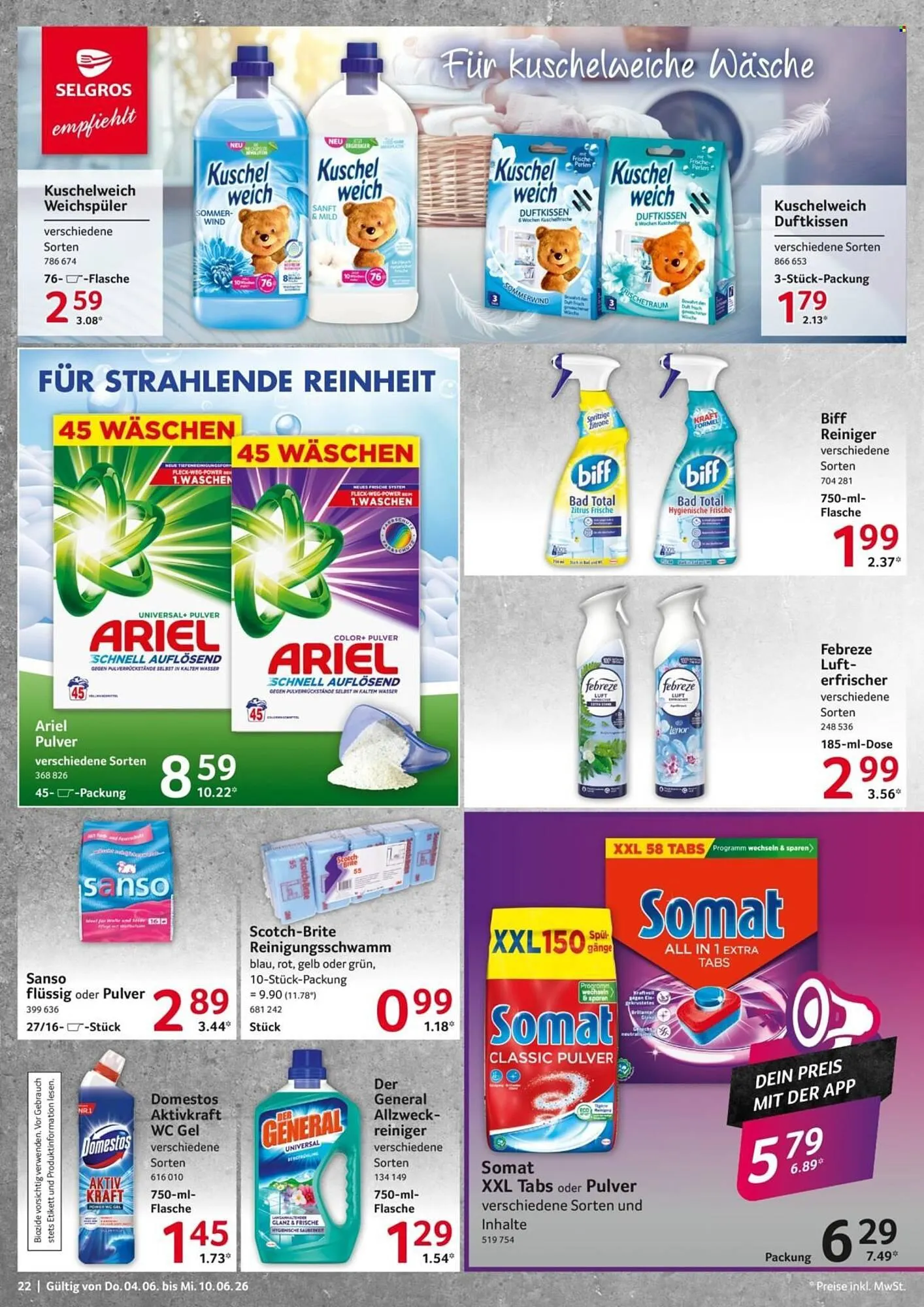 Selgros Prospekt von 4. Juni bis 10. Juni 2026 - Prospekt seite 22