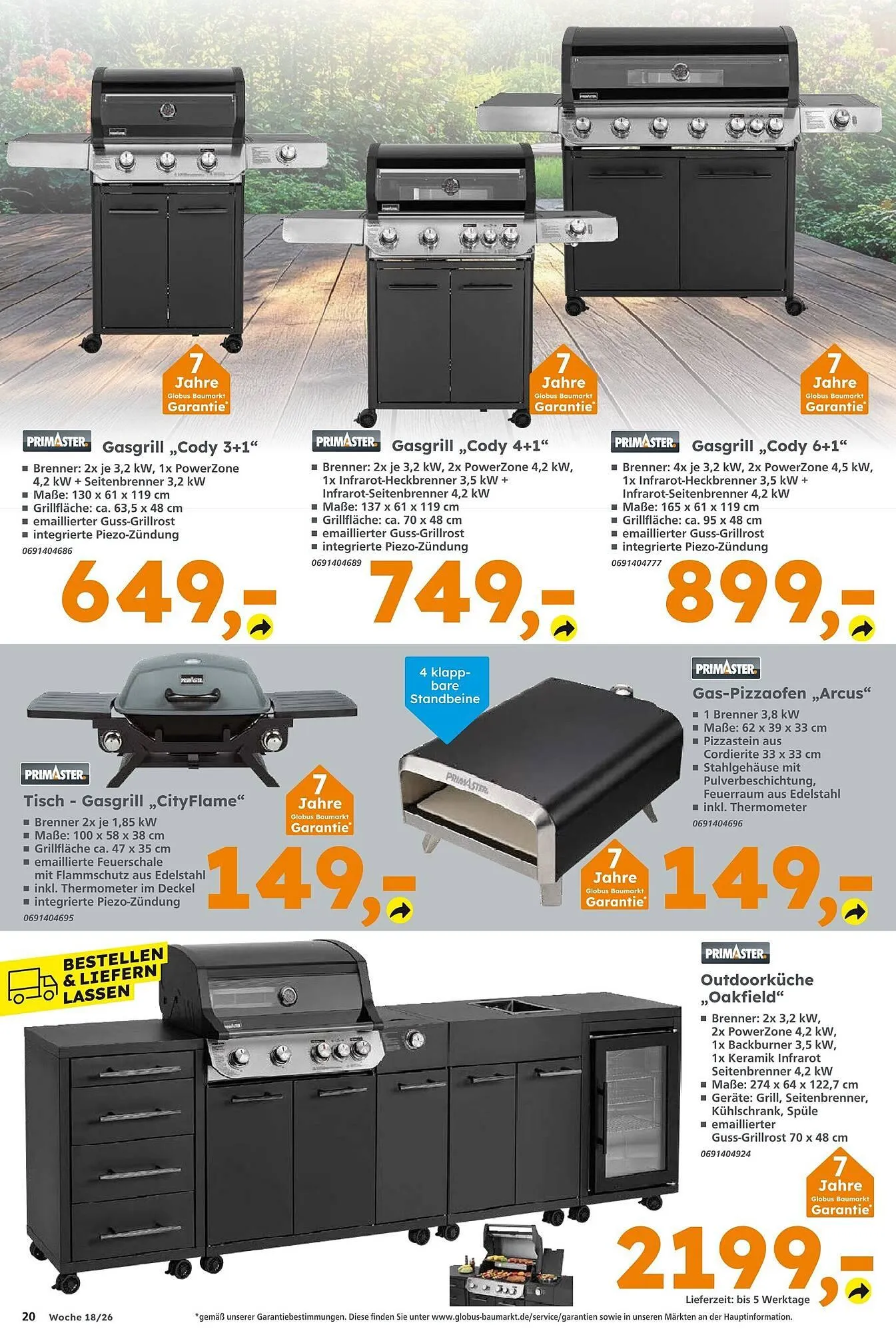 Globus Baumarkt Prospekt von 26. April bis 2. Mai 2026 - Prospekt seite 20