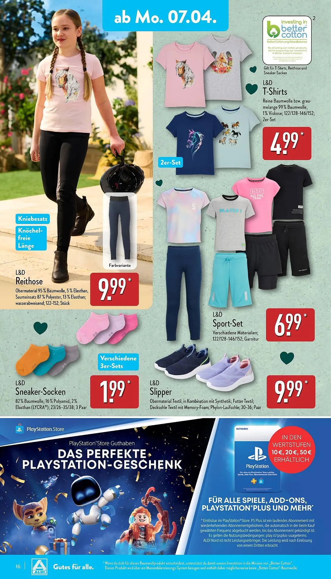 Aldi Nord Prospekt von 7. April bis 12. April 2025 - Prospekt seite 16