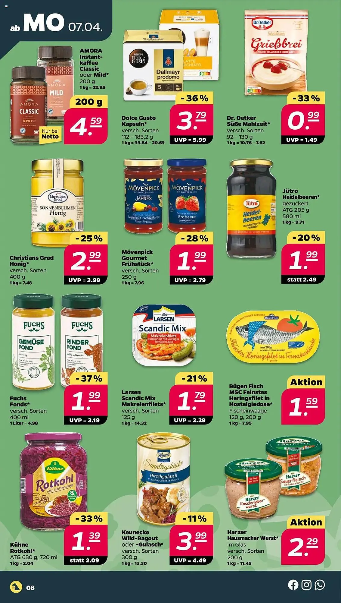 NETTO Prospekt von 7. April bis 12. April 2025 - Prospekt seite 8