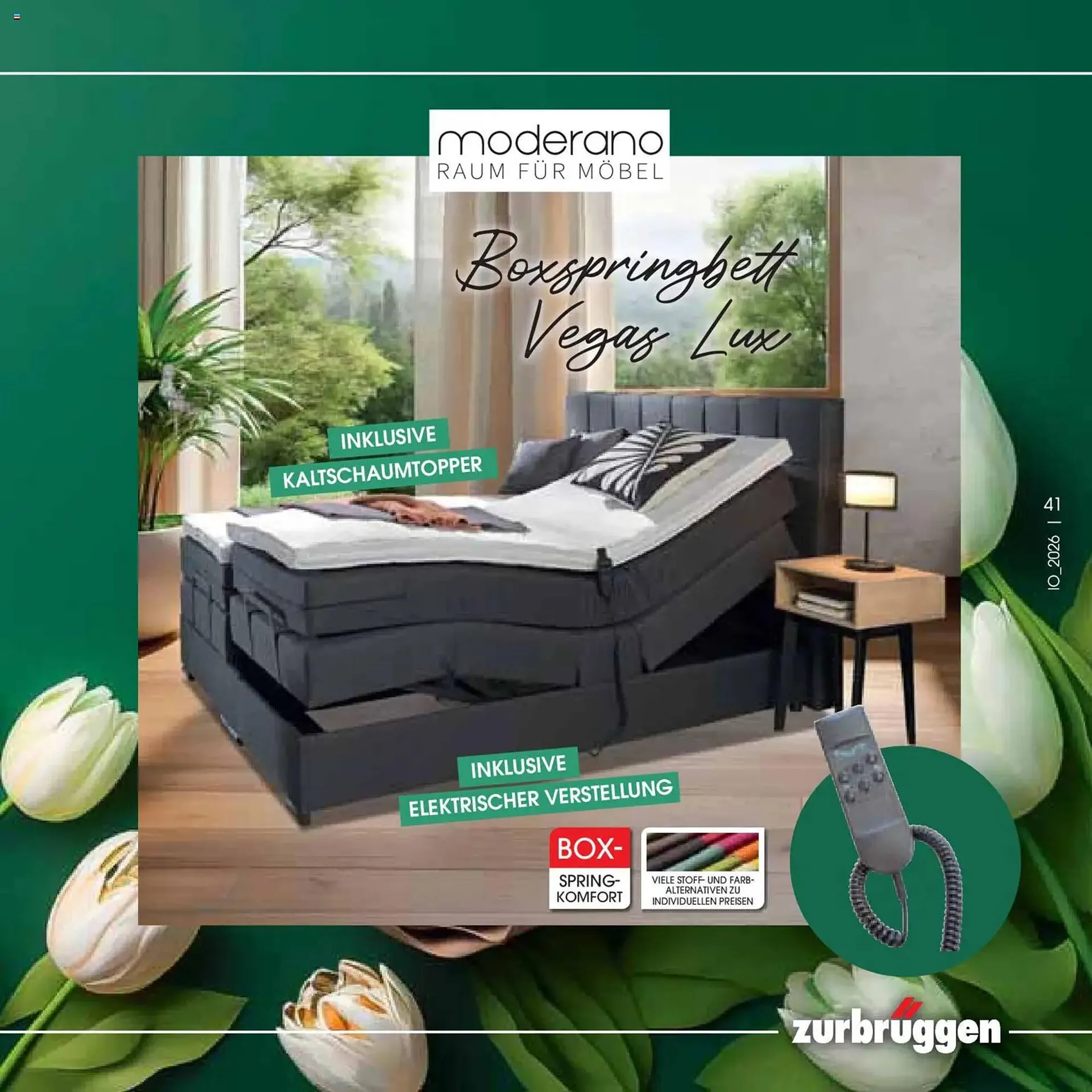 Zurbrüggen Prospekt von 23. März bis 11. April 2026 - Prospekt seite 41