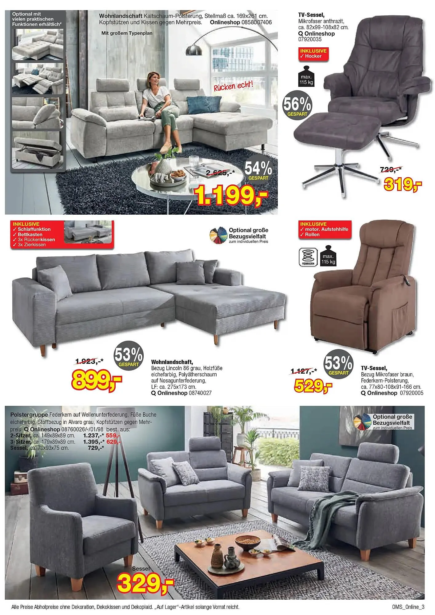 Opti Wohnwelt Prospekt von 21. März bis 1. April 2026 - Prospekt seite 3