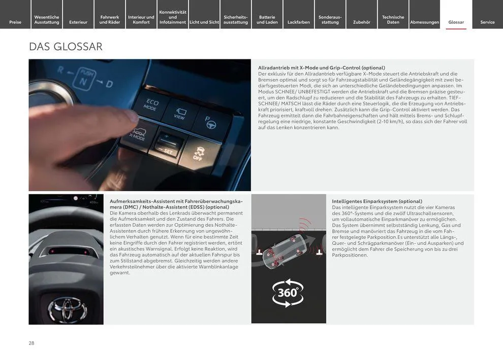 Toyota bZ4x von 1. Mai bis 1. Mai 2025 - Prospekt seite 28