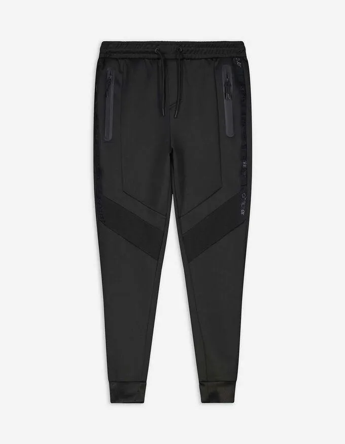 Joggingové kalhoty - Šňůrka - cerná