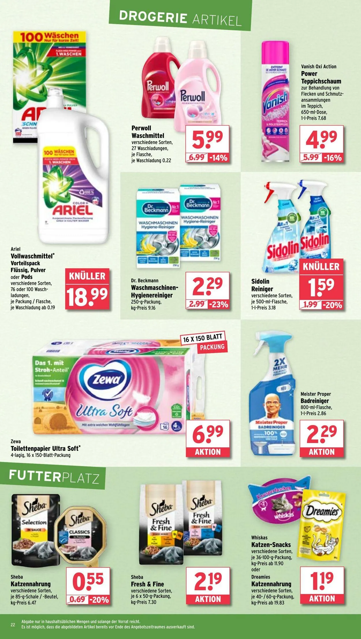 WASGAU Aktueller Prospekt von 27. Juli bis 10. August 2025 - Prospekt seite 22