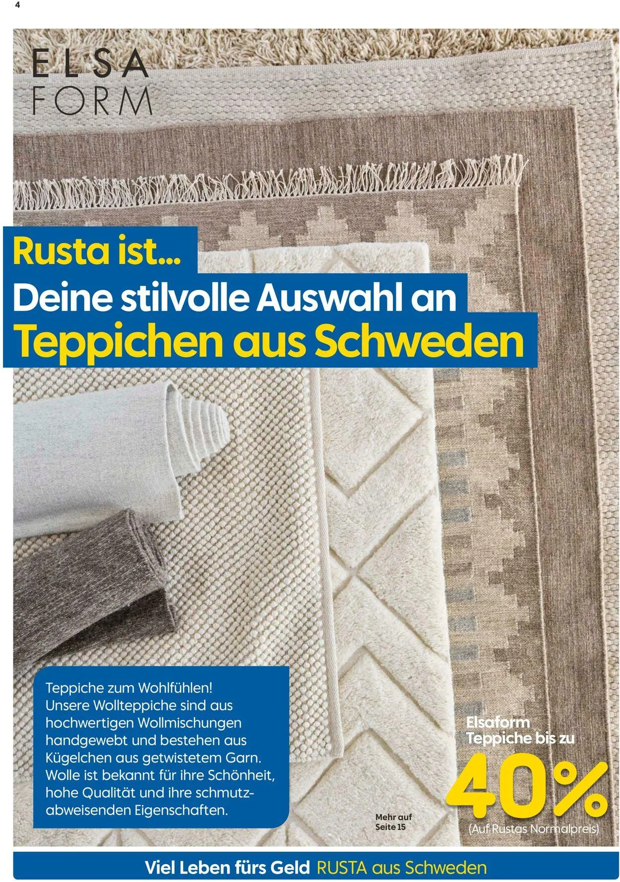 Rusta von 1. September bis 15. September 2025 - Prospekt seite 4