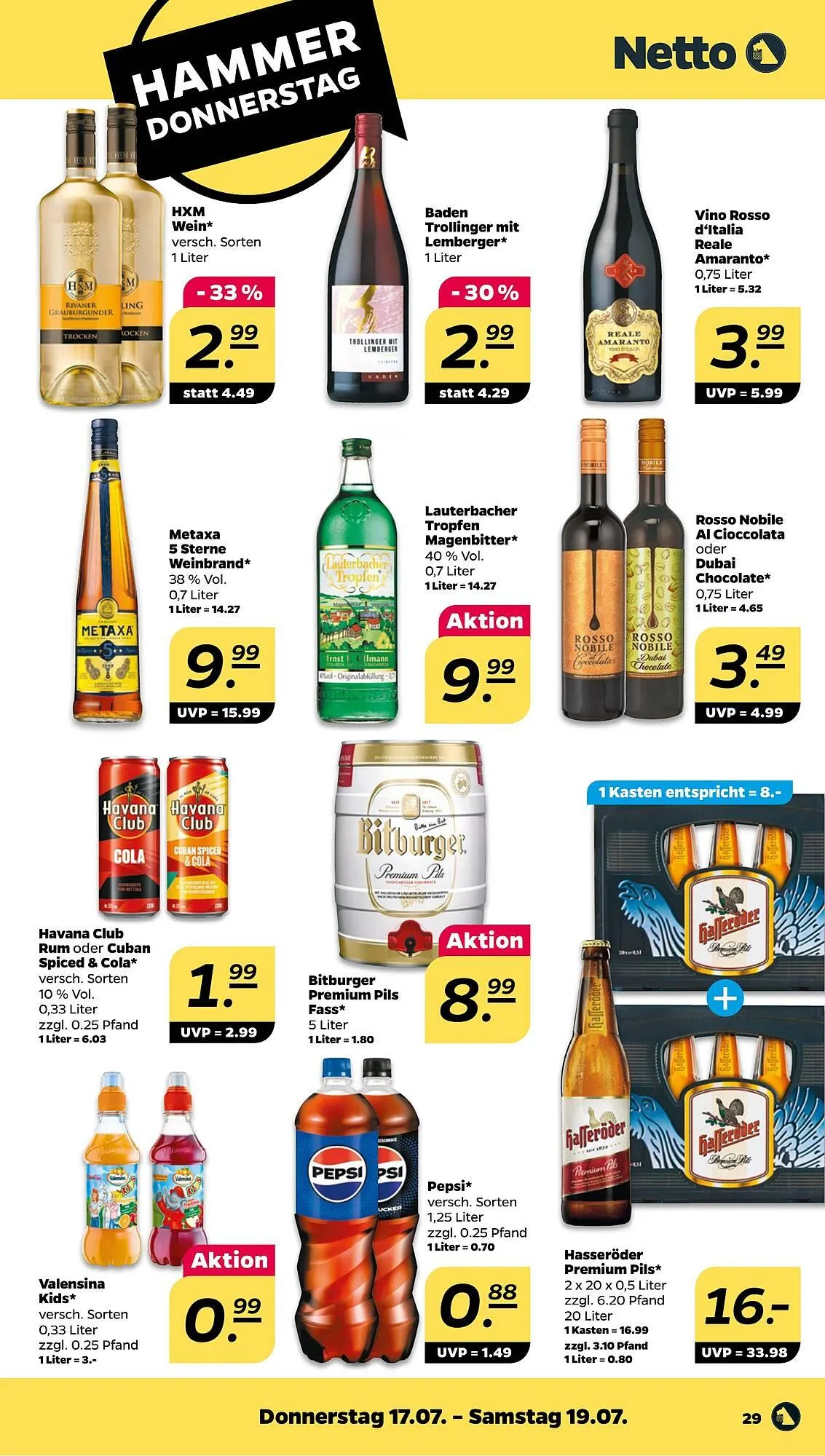 NETTO Prospekt von 14. Juli bis 19. Juli 2025 - Prospekt seite 31