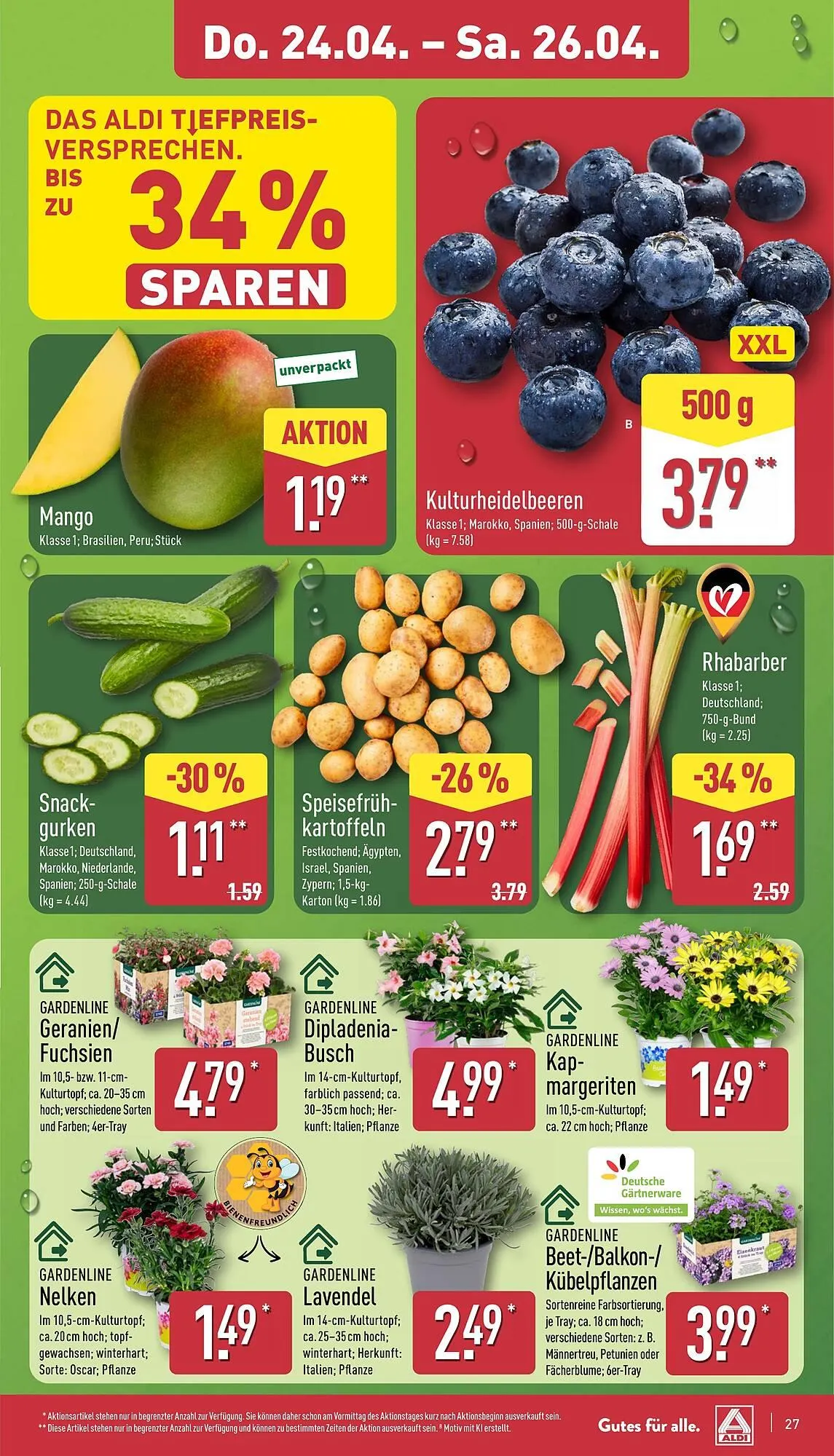 Aldi Nord Prospekt von 22. April bis 26. April 2025 - Prospekt seite 27