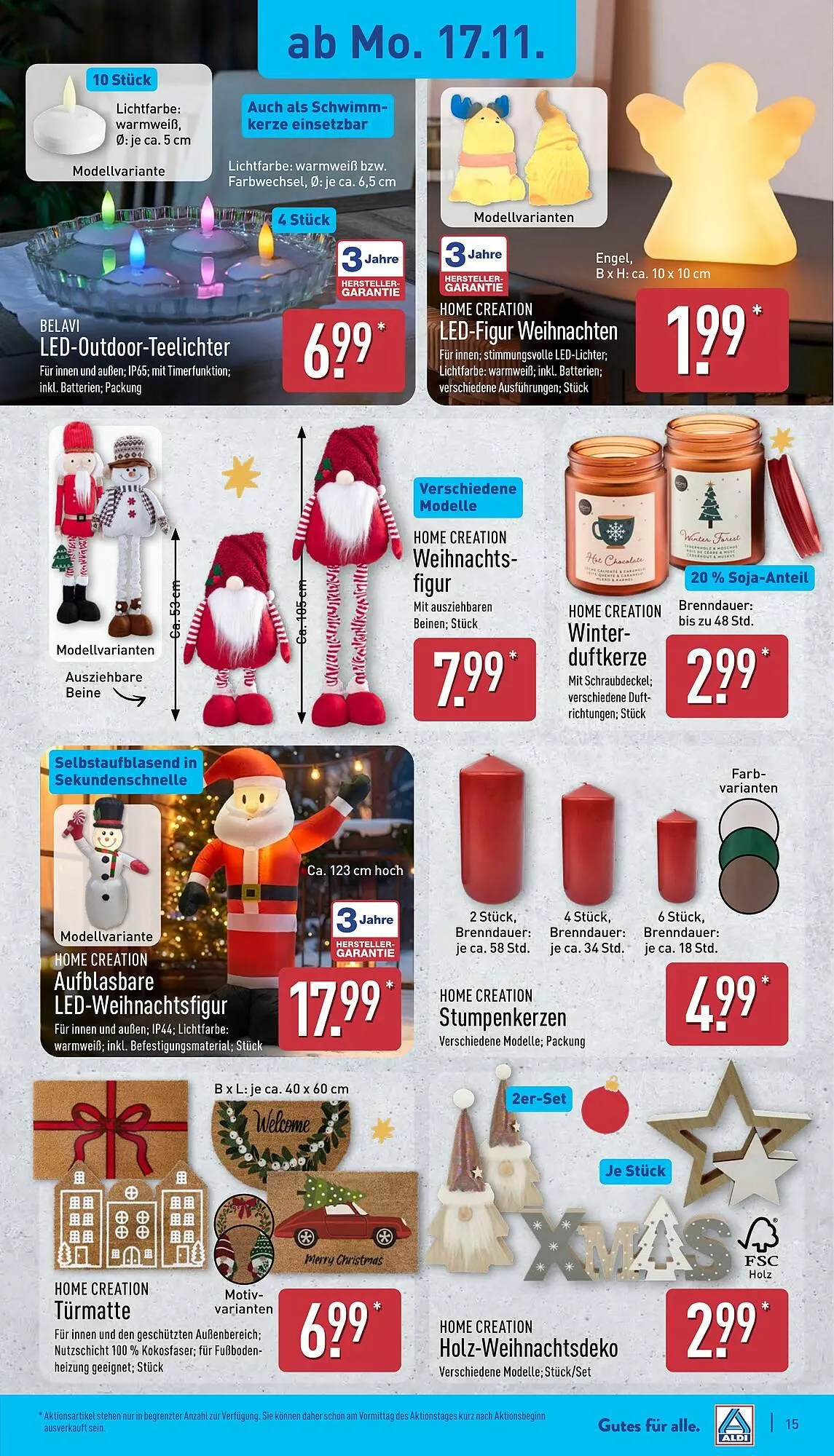 Aldi Nord Prospekt von 17. November bis 22. November 2025 - Prospekt seite 15