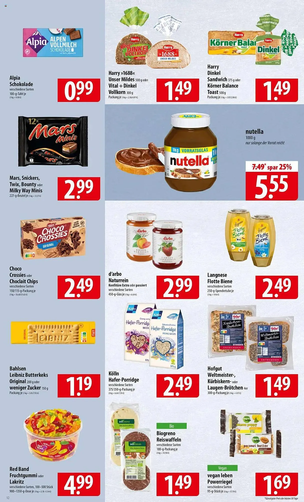 Famila Nord Ost Prospekt von 30. Juni bis 5. Juli 2025 - Prospekt seite 12