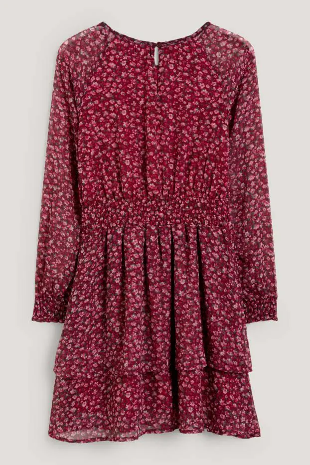 Chiffon dress - floral