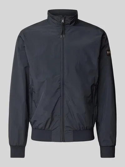 Jacke mit Label-Patch Modell 'Montavic' in black