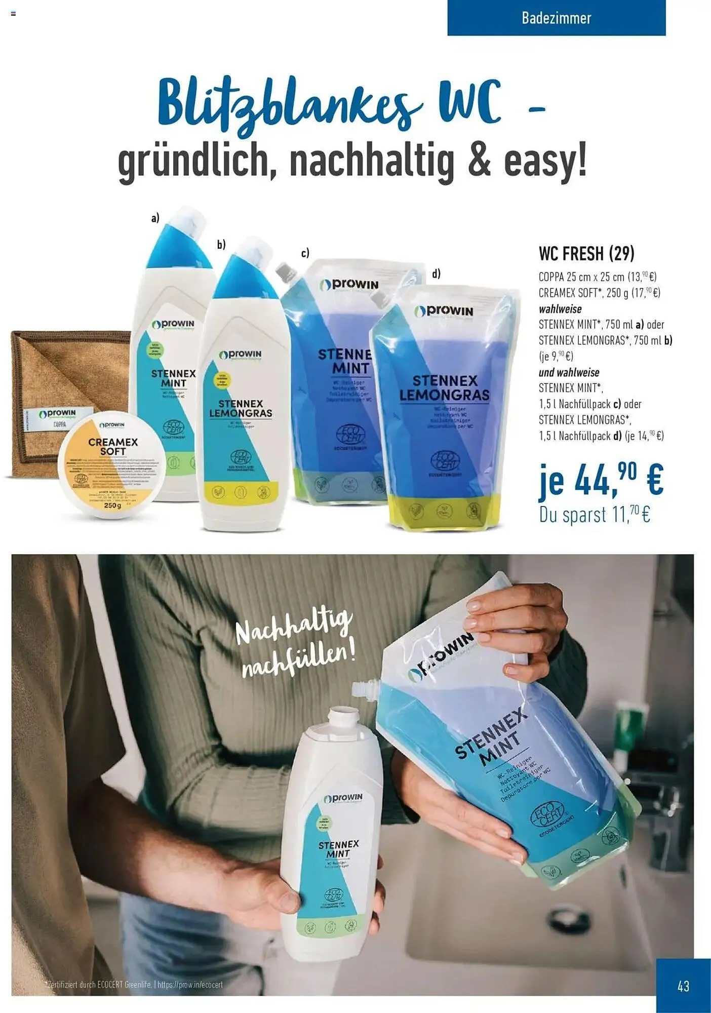 Prowin Prospekt von 1. Juli bis 31. Dezember 2025 - Prospekt seite 43