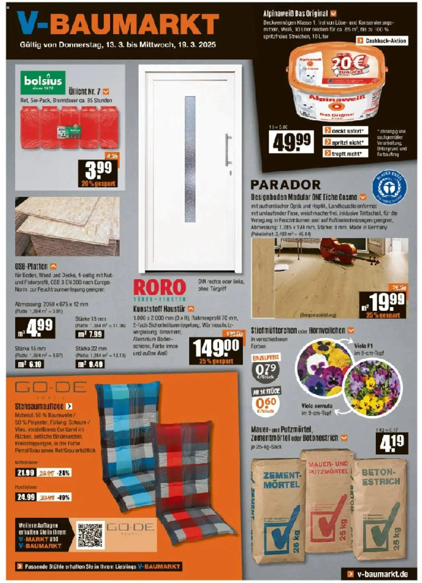 V Baumarkt Prospekt - 1
