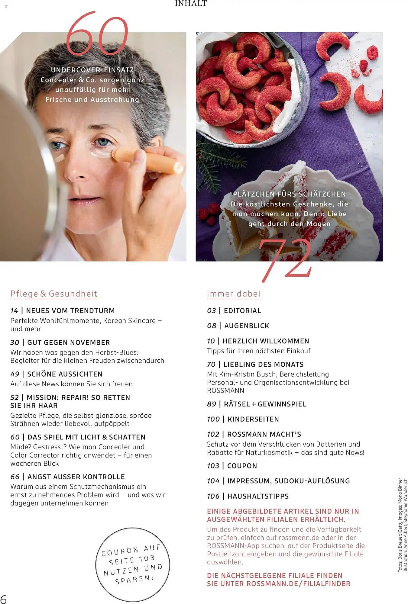 Rossmann Magazin von 1. November bis 30. November 2025 - Prospekt seite 6