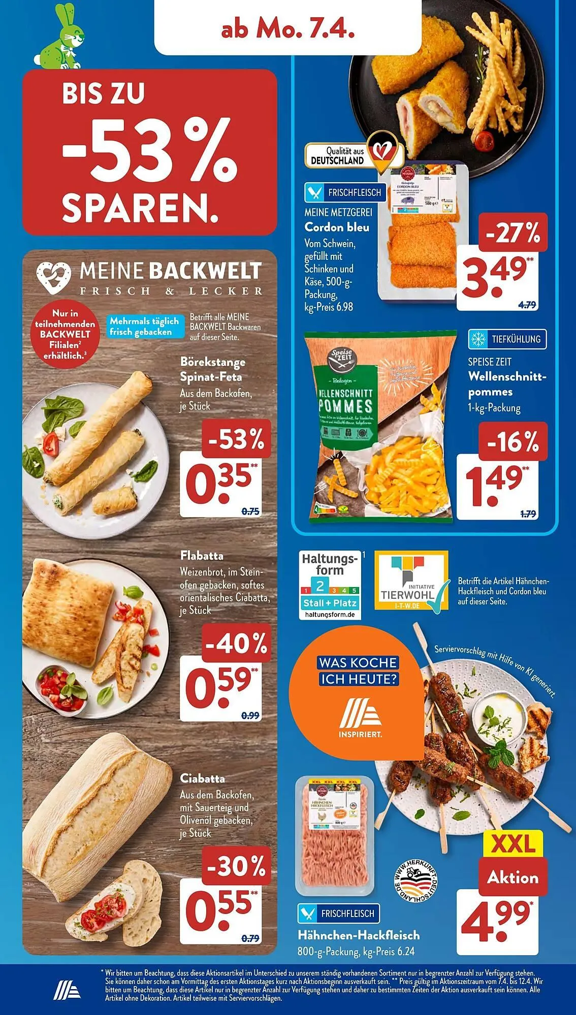 Aldi Süd Prospekt von 7. April bis 13. April 2025 - Prospekt seite 21