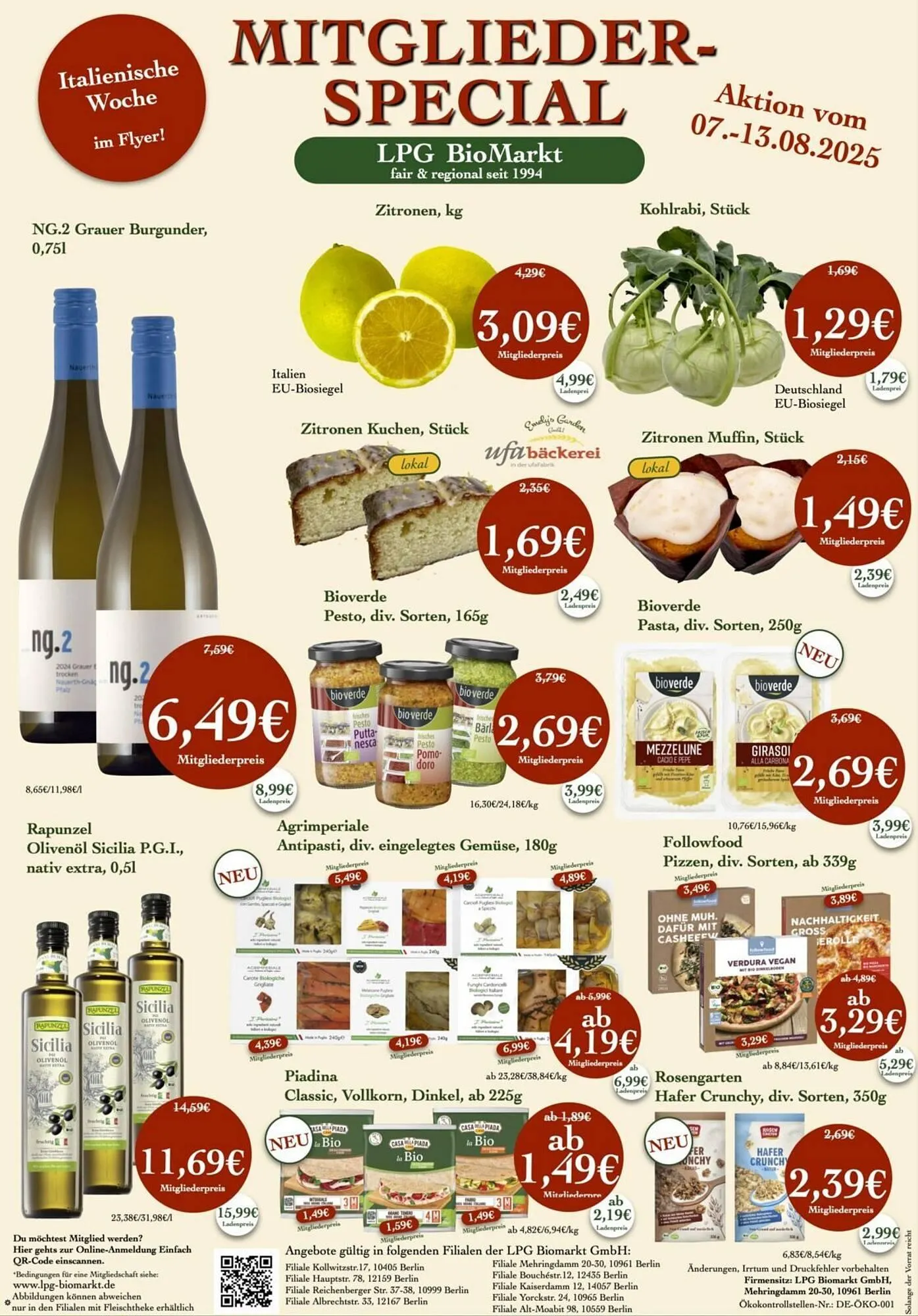 LPG Biomarkt Prospekt - 1