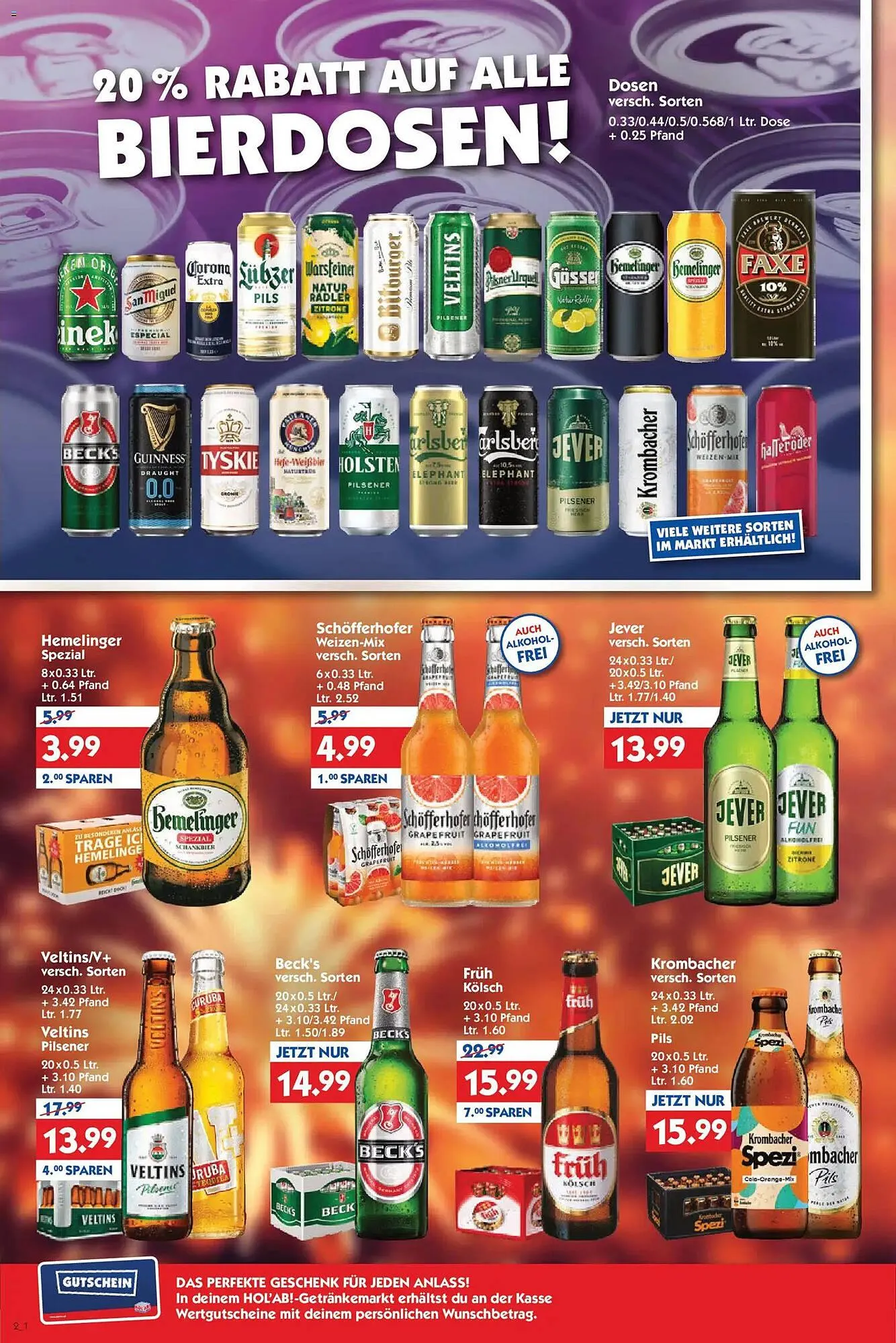 Hol'ab Getränkemarkt Prospekt von 22. Dezember bis 31. Dezember 2025 - Prospekt seite 2