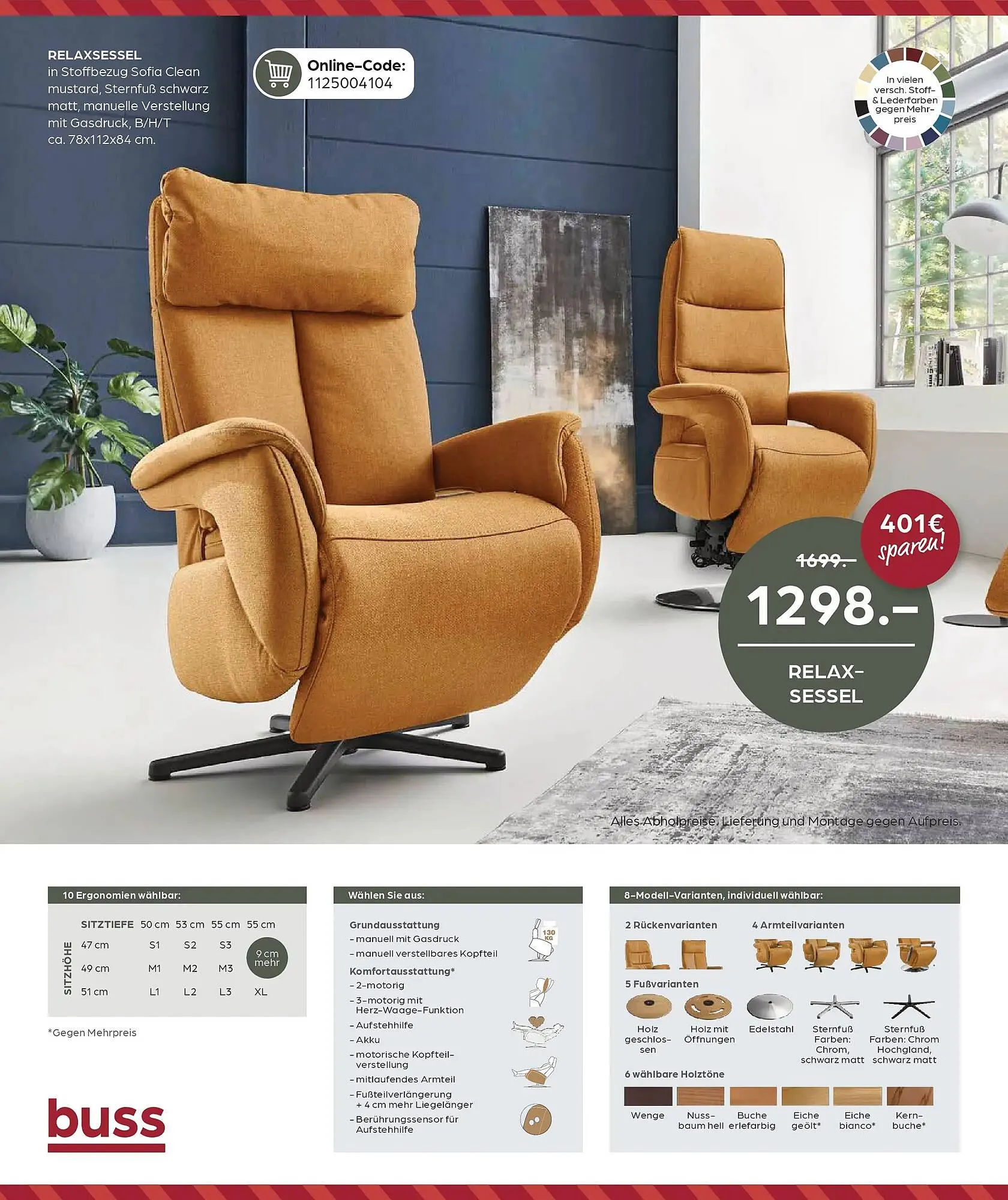 Möbel Buss Prospekt von 16. Januar bis 29. Januar 2026 - Prospekt seite 18