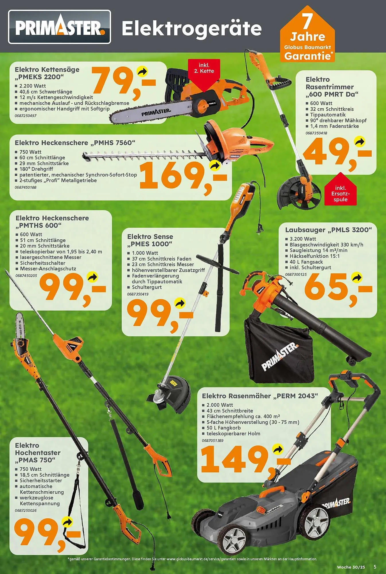 Globus Baumarkt Prospekt von 20. Juli bis 26. Juli 2025 - Prospekt seite 5
