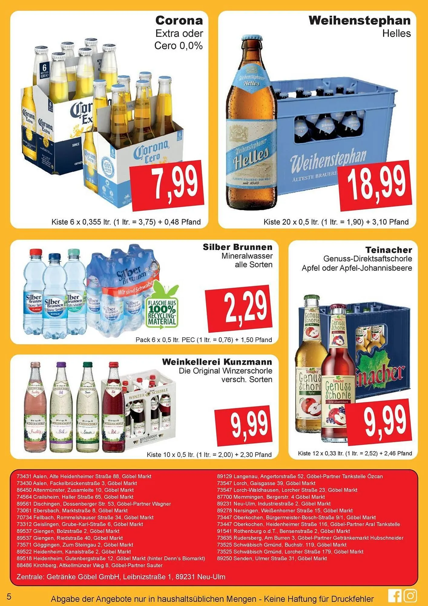 Getränke Göbel Prospekt von 27. Oktober bis 1. November 2025 - Prospekt seite 2