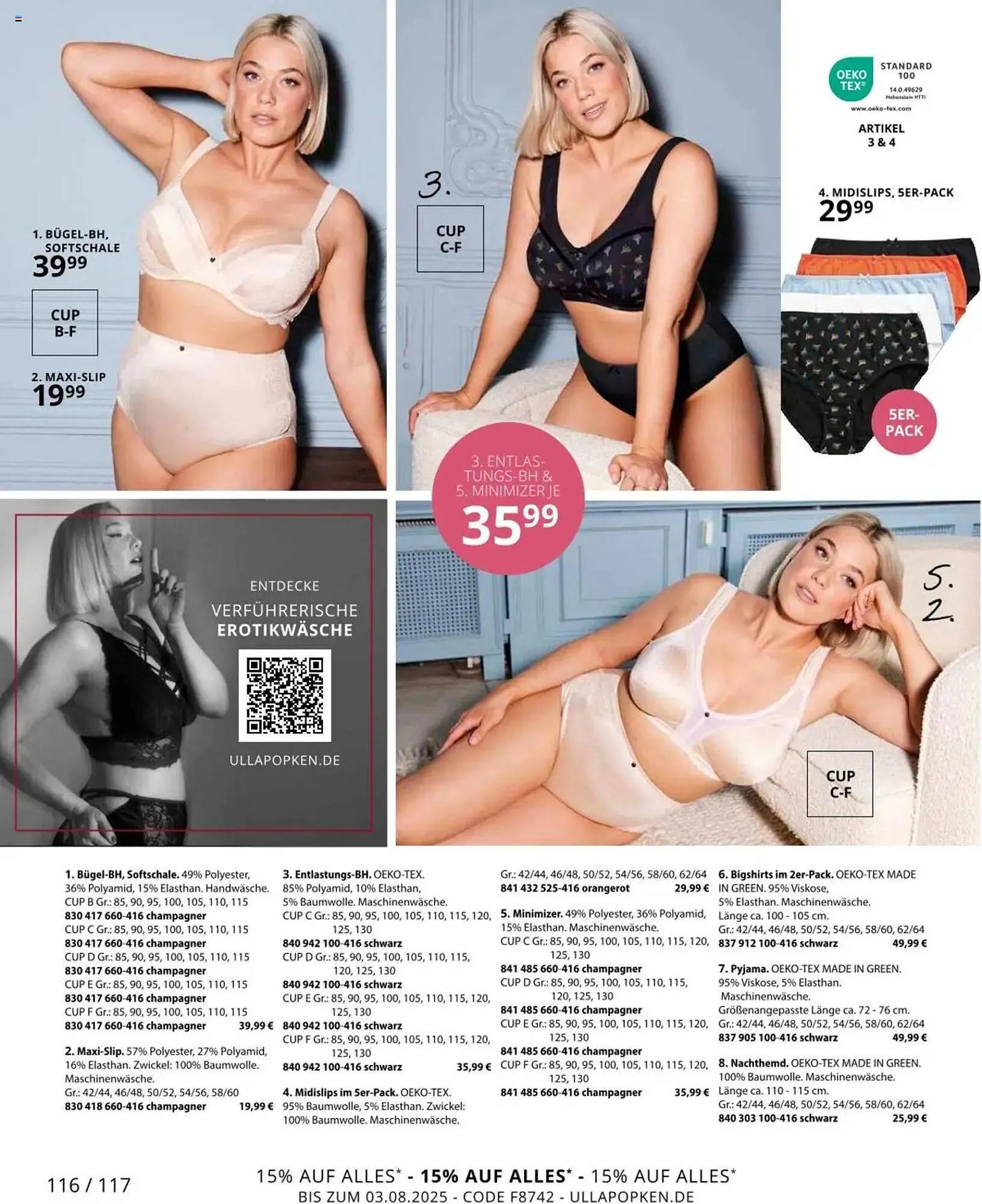 Ulla Popken Prospekt von 1. August bis 31. August 2025 - Prospekt seite 116