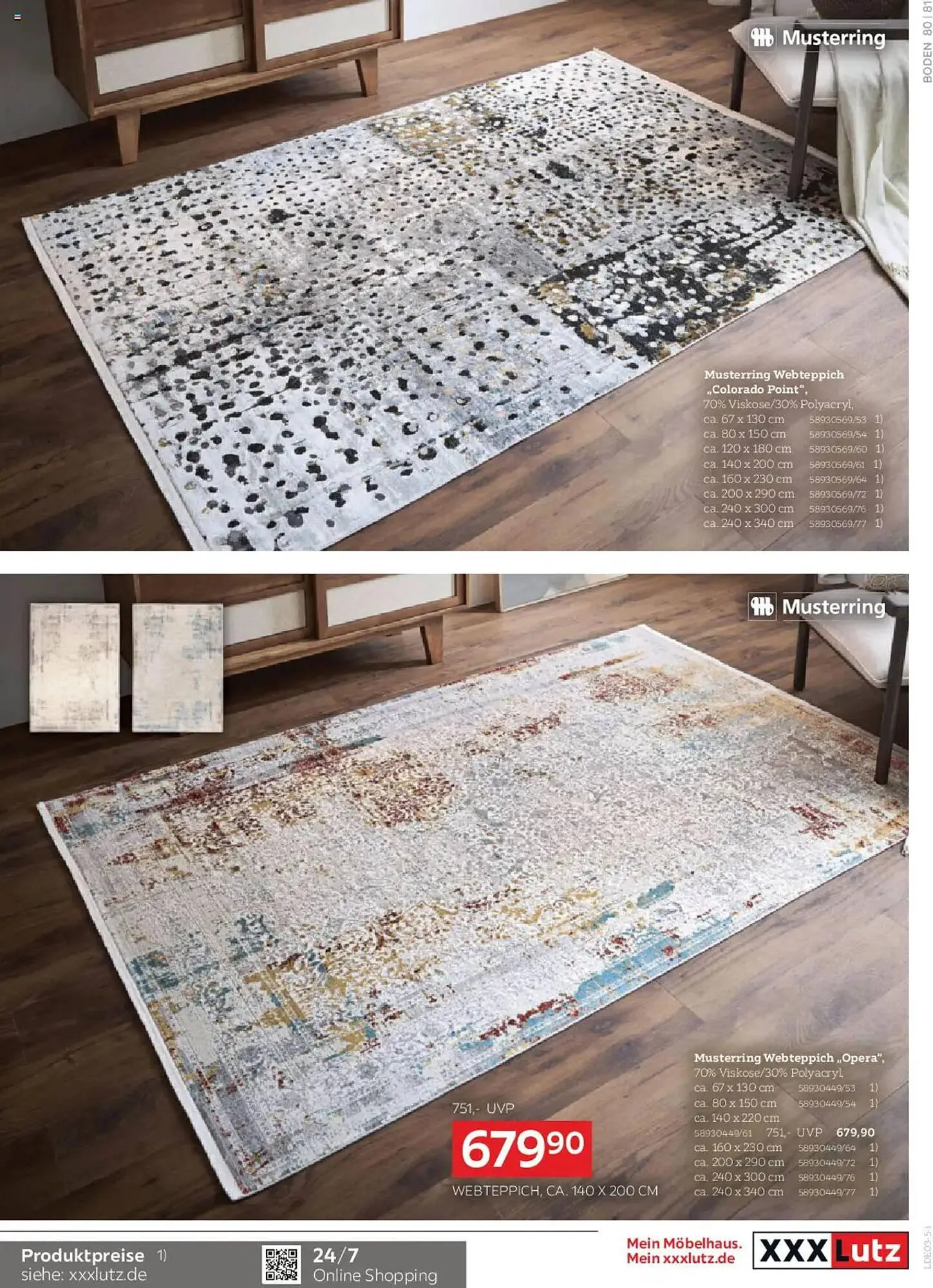 XXXLutz Prospekt von 1. März bis 30. Juni 2025 - Prospekt seite 81