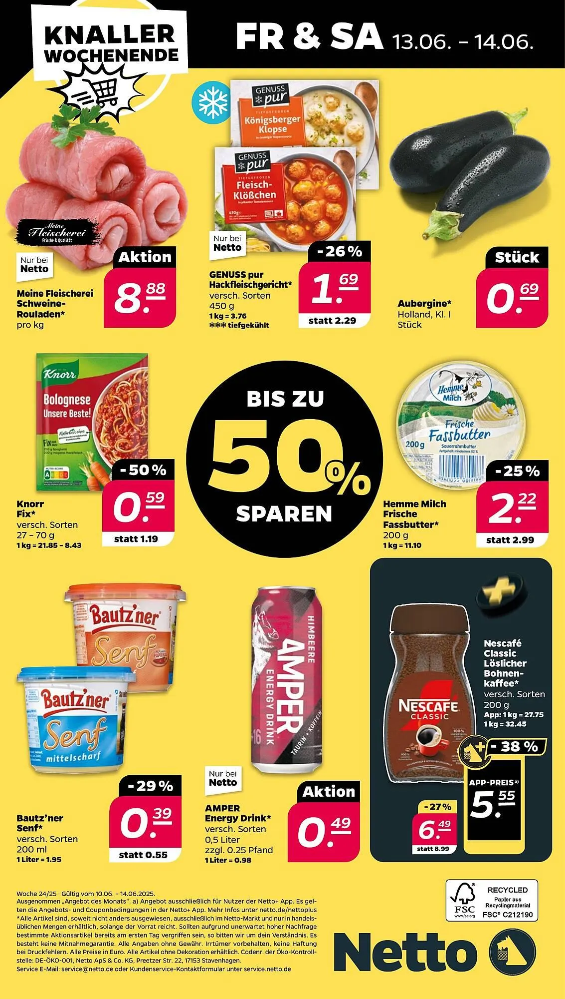 NETTO Prospekt von 10. Juni bis 14. Juni 2025 - Prospekt seite 32