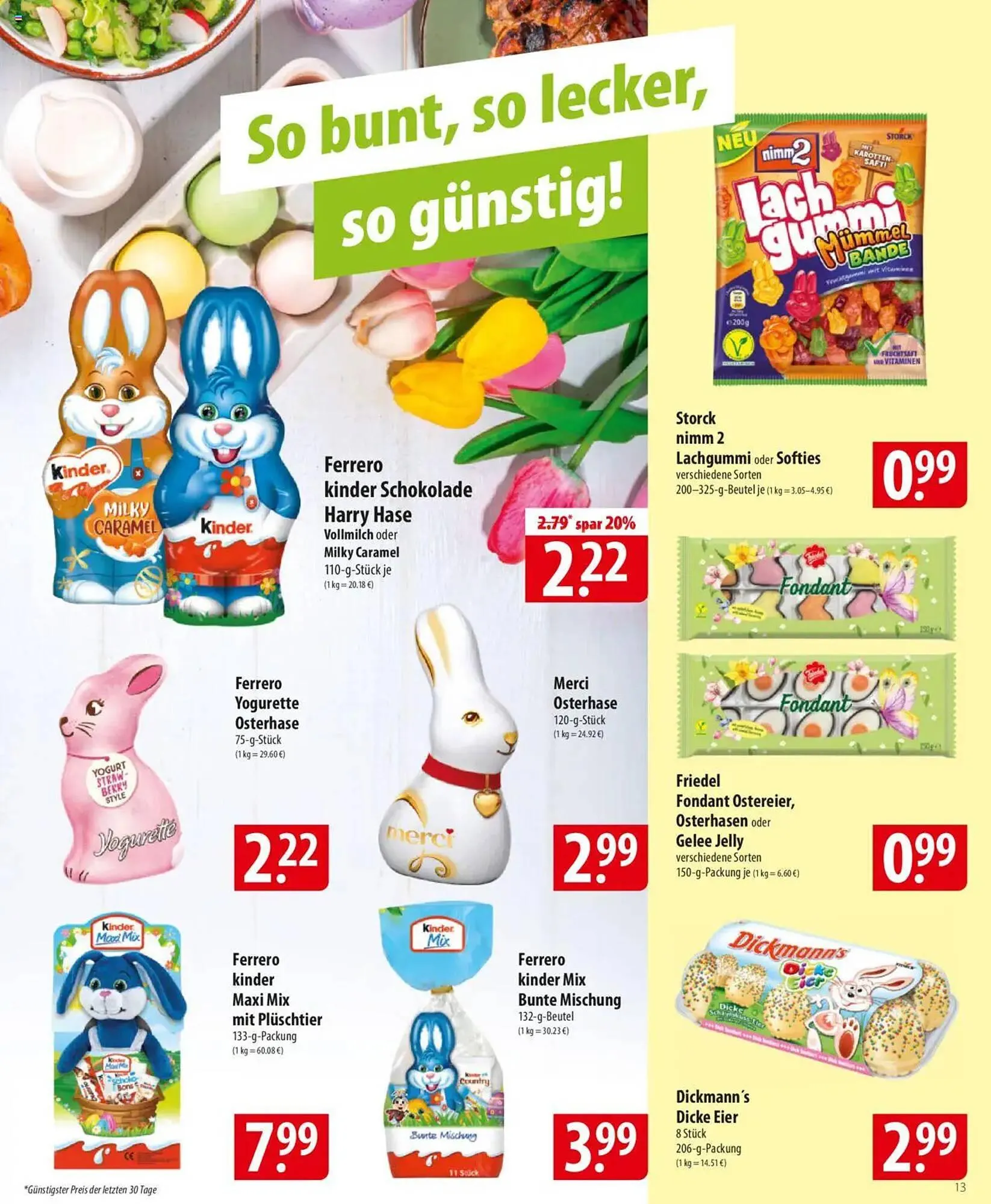 Famila Nord Ost Prospekt von 7. April bis 12. April 2025 - Prospekt seite 13