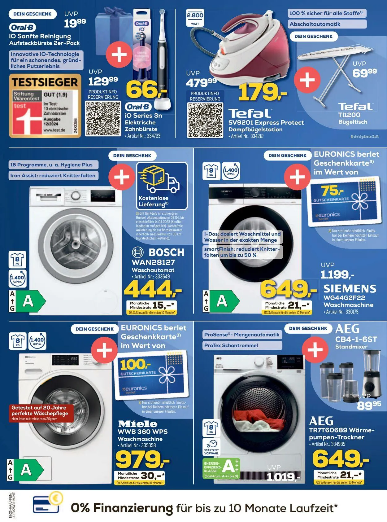 Euronics Aktueller Prospekt von 9. April bis 30. April 2025 - Prospekt seite 8
