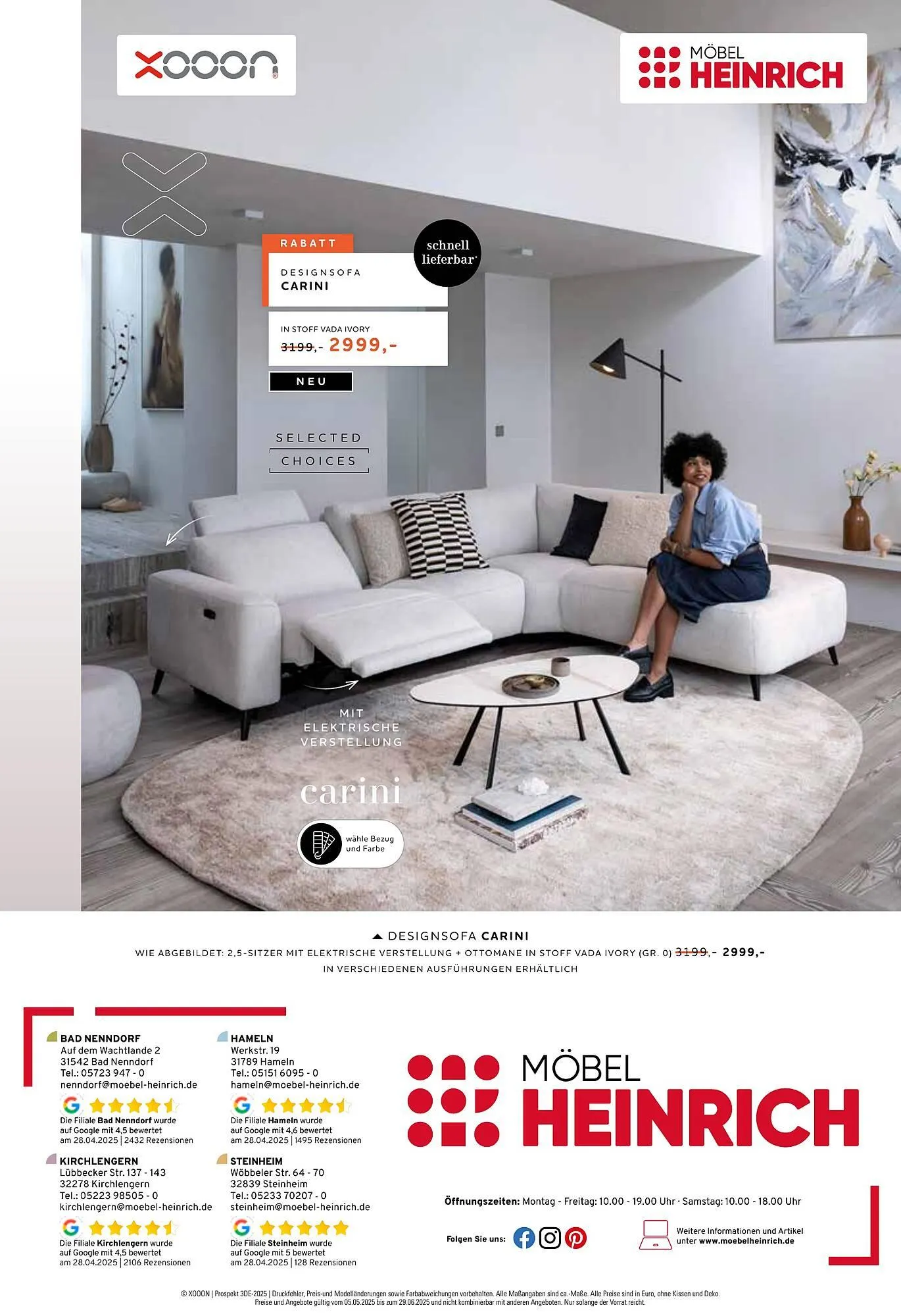 Möbel Heinrich Prospekt von 5. Mai bis 29. Juni 2025 - Prospekt seite 8