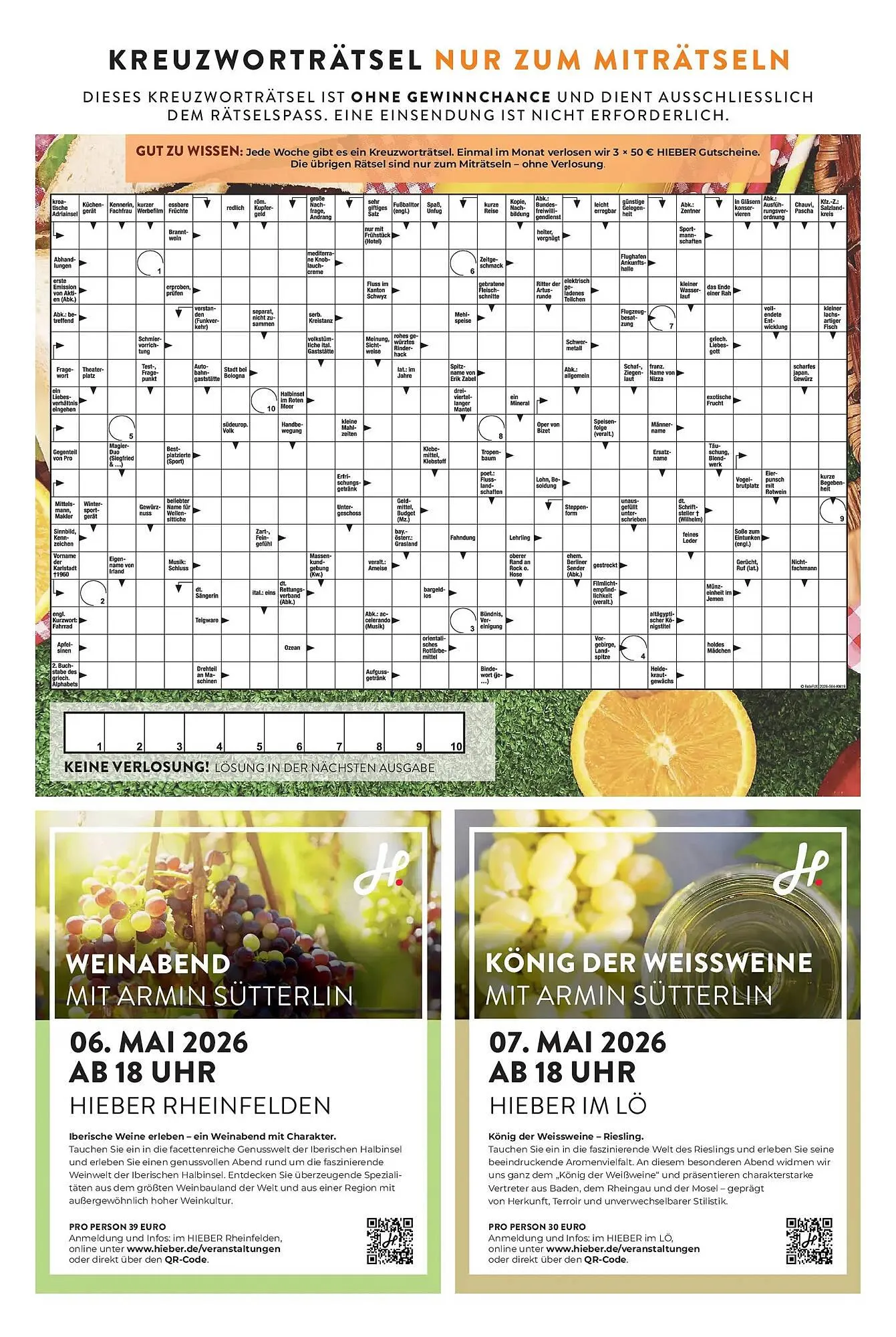 Hieber's Frische Center Prospekt von 26. April bis 2. Mai 2026 - Prospekt seite 15